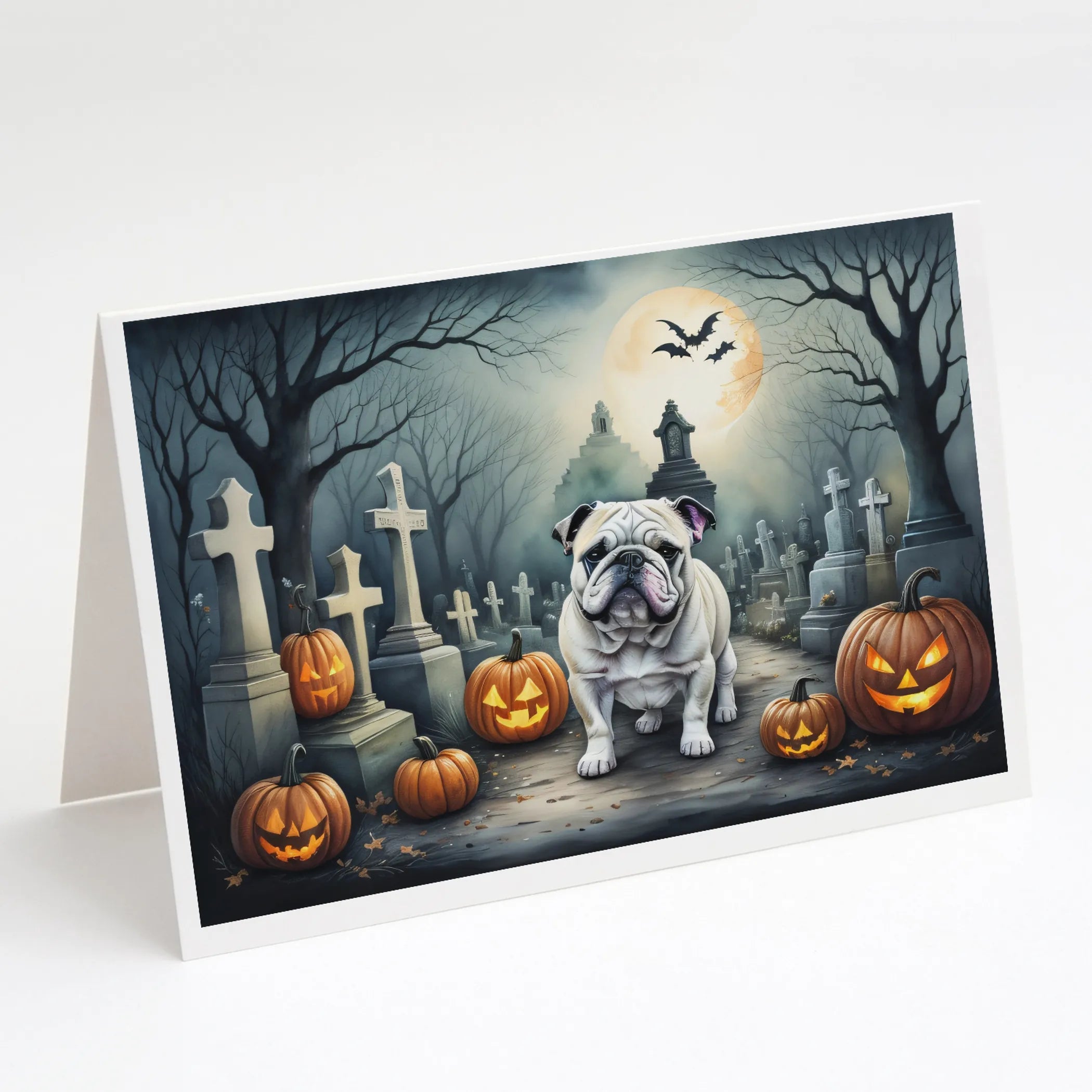 Spooky Halloween Greeting Cards  - Size: 5X7 | Pack Of: 8 | Collection name: Spooky halloween