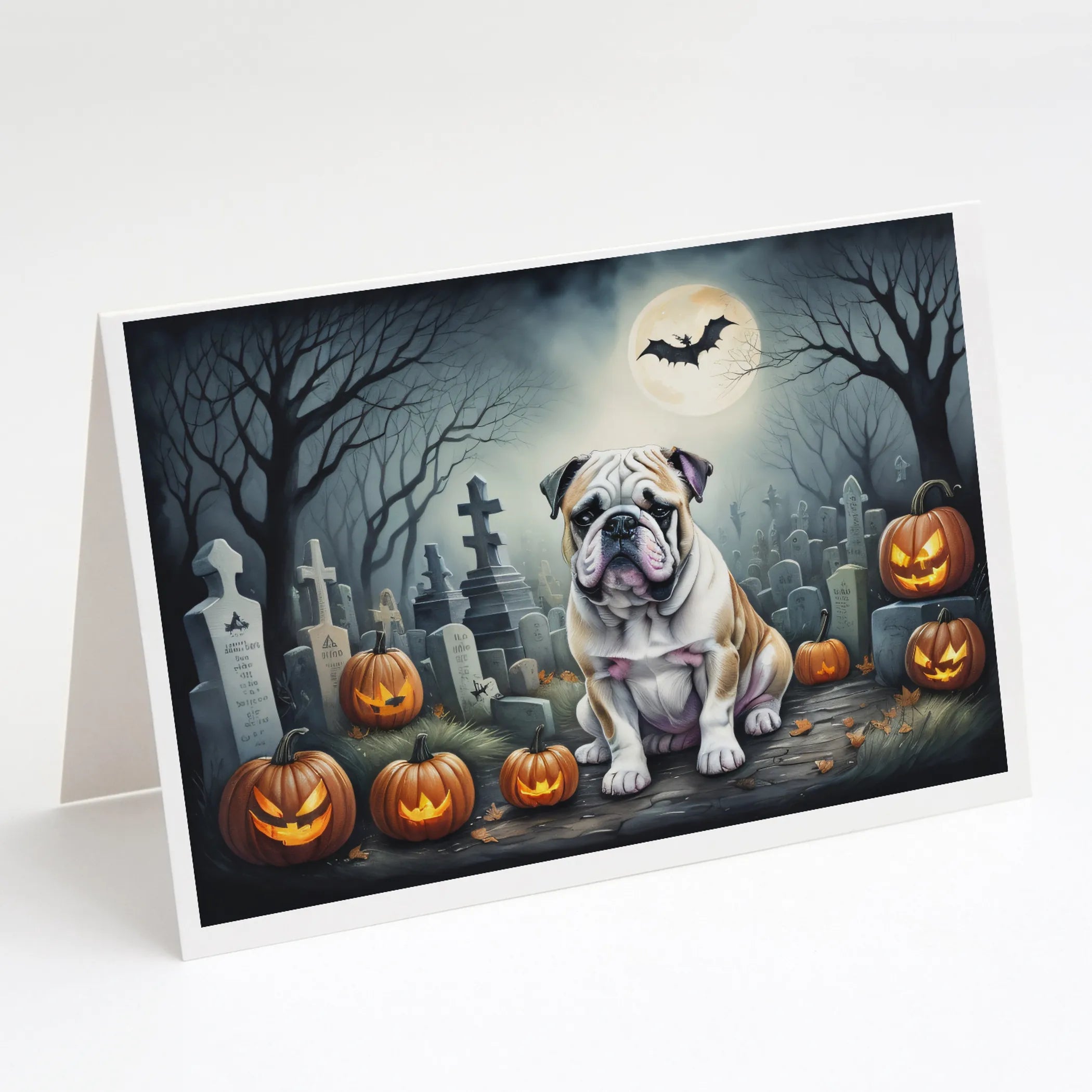 Spooky Halloween Greeting Cards  - Size: 5X7 | Pack Of: 8 | Collection name: Spooky halloween