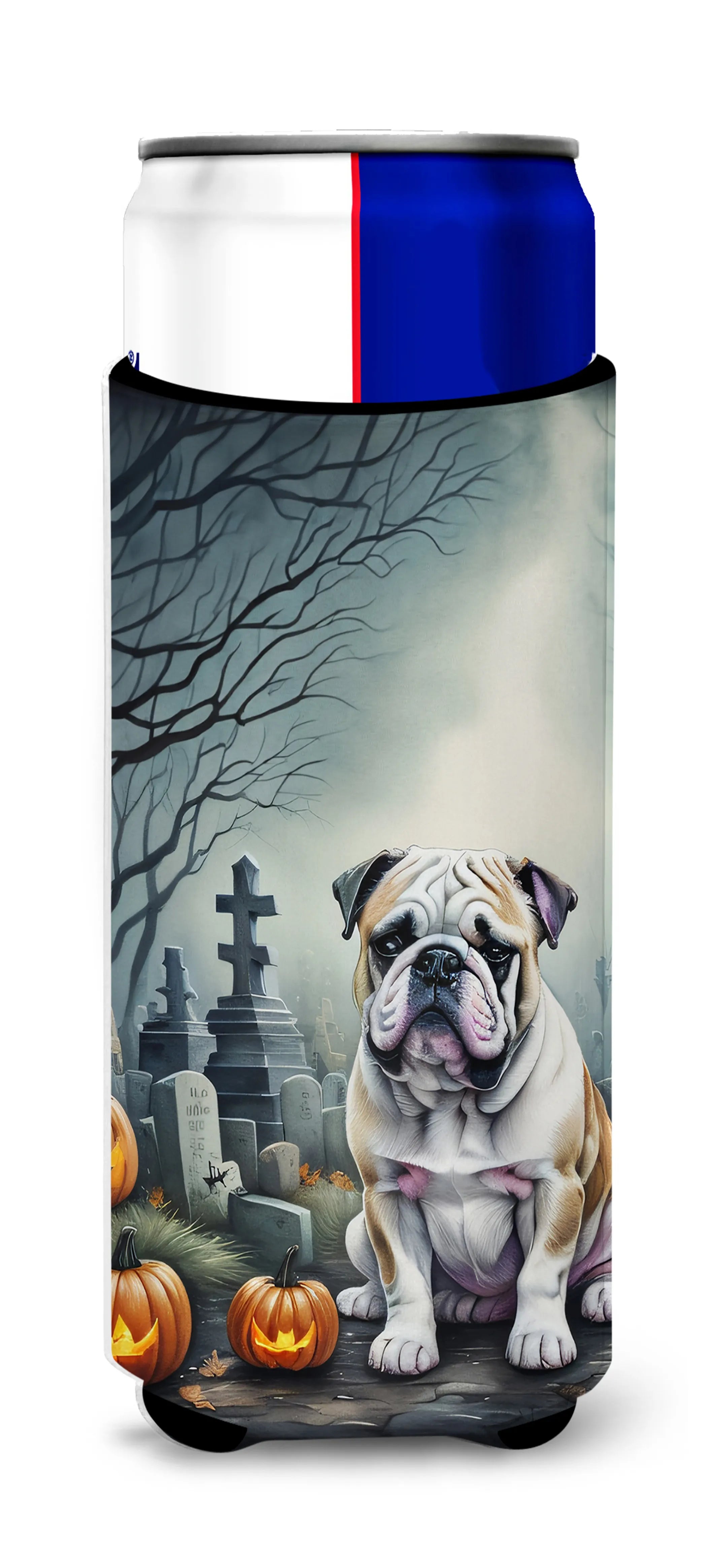Spooky Halloween Hugger for Ultra Slim Cans - Size: SLIM CAN | Pack Of: 1 | Collection name: Spooky halloween