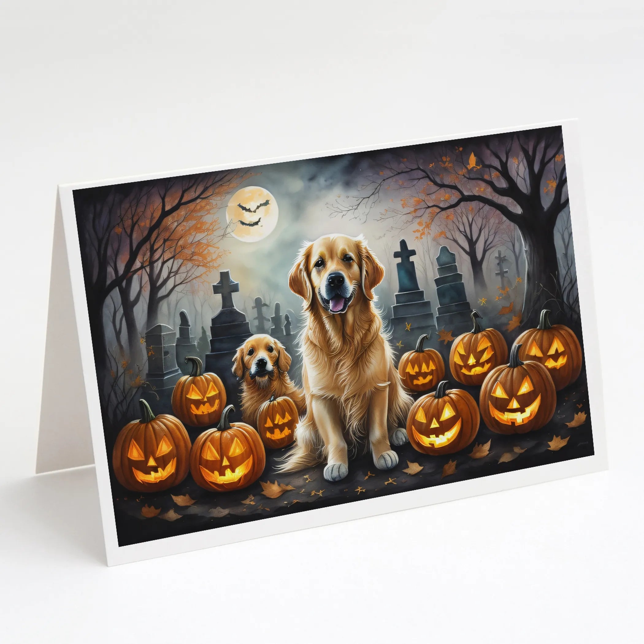 Spooky Halloween Greeting Cards  - Size: 5X7 | Pack Of: 8 | Collection name: Spooky halloween