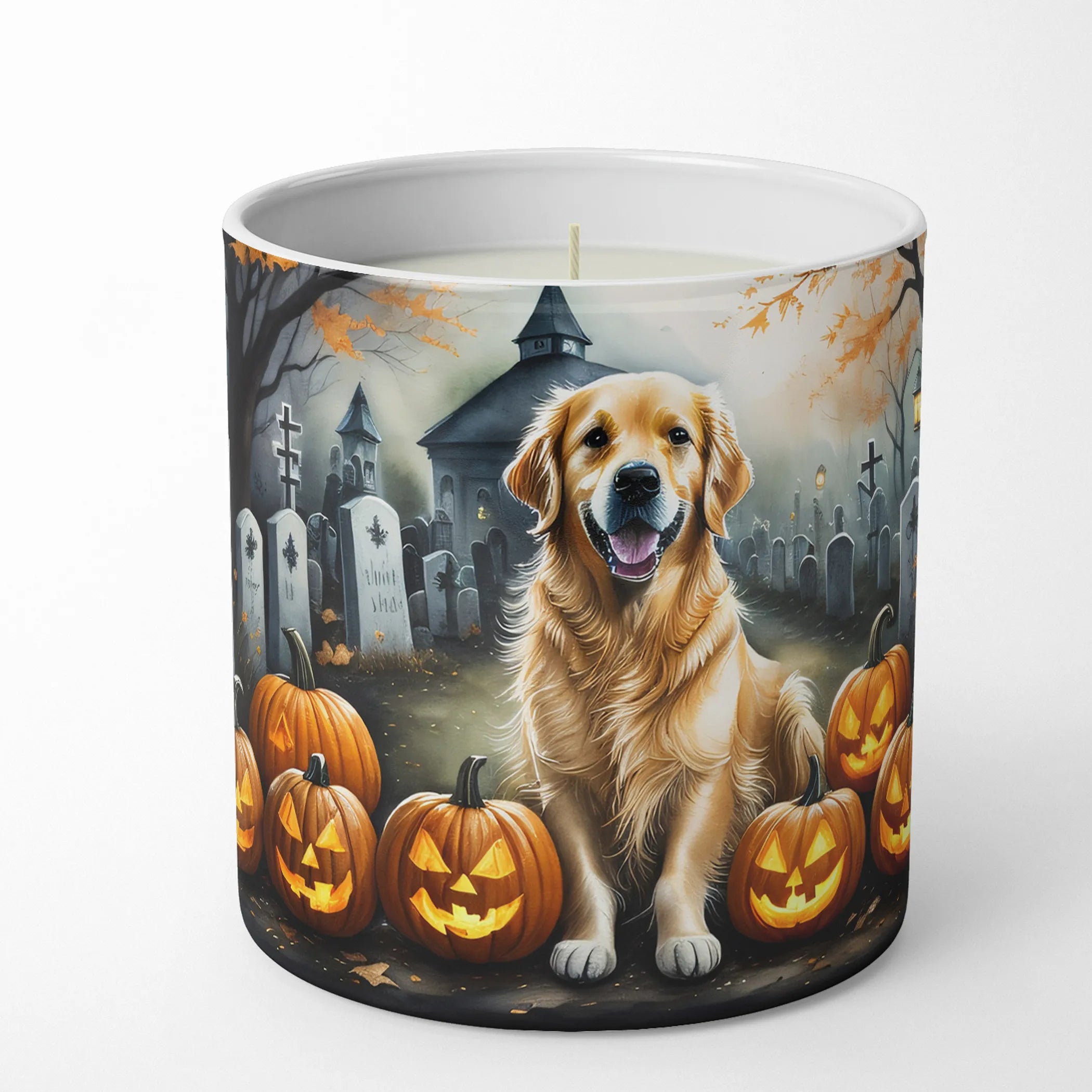 Spooky Halloween Decorative Soy Candle - Size: 10 OZ | Pack Of: 1 | Collection name: Spooky halloween
