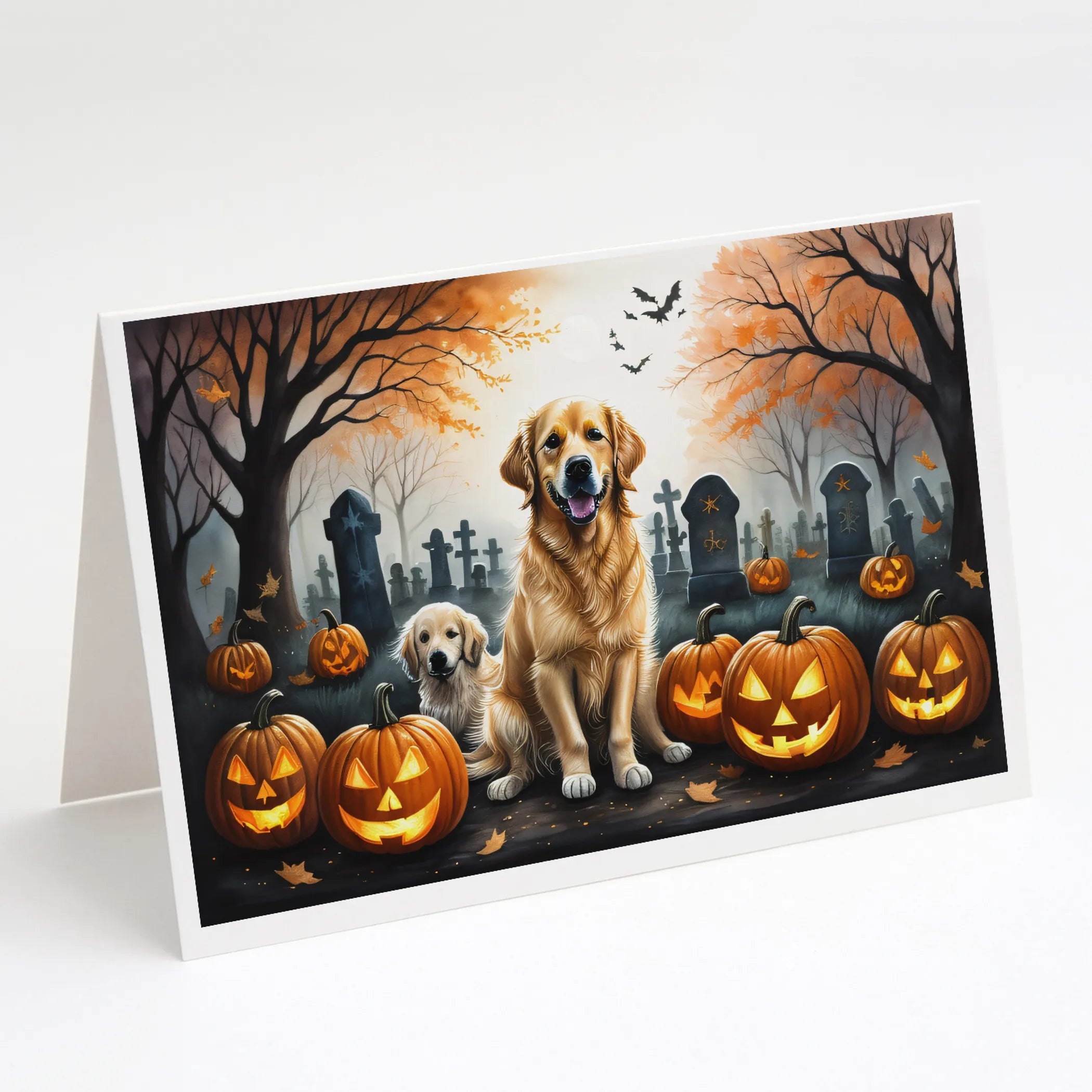 Spooky Halloween Greeting Cards  - Size: 5X7 | Pack Of: 8 | Collection name: Spooky halloween