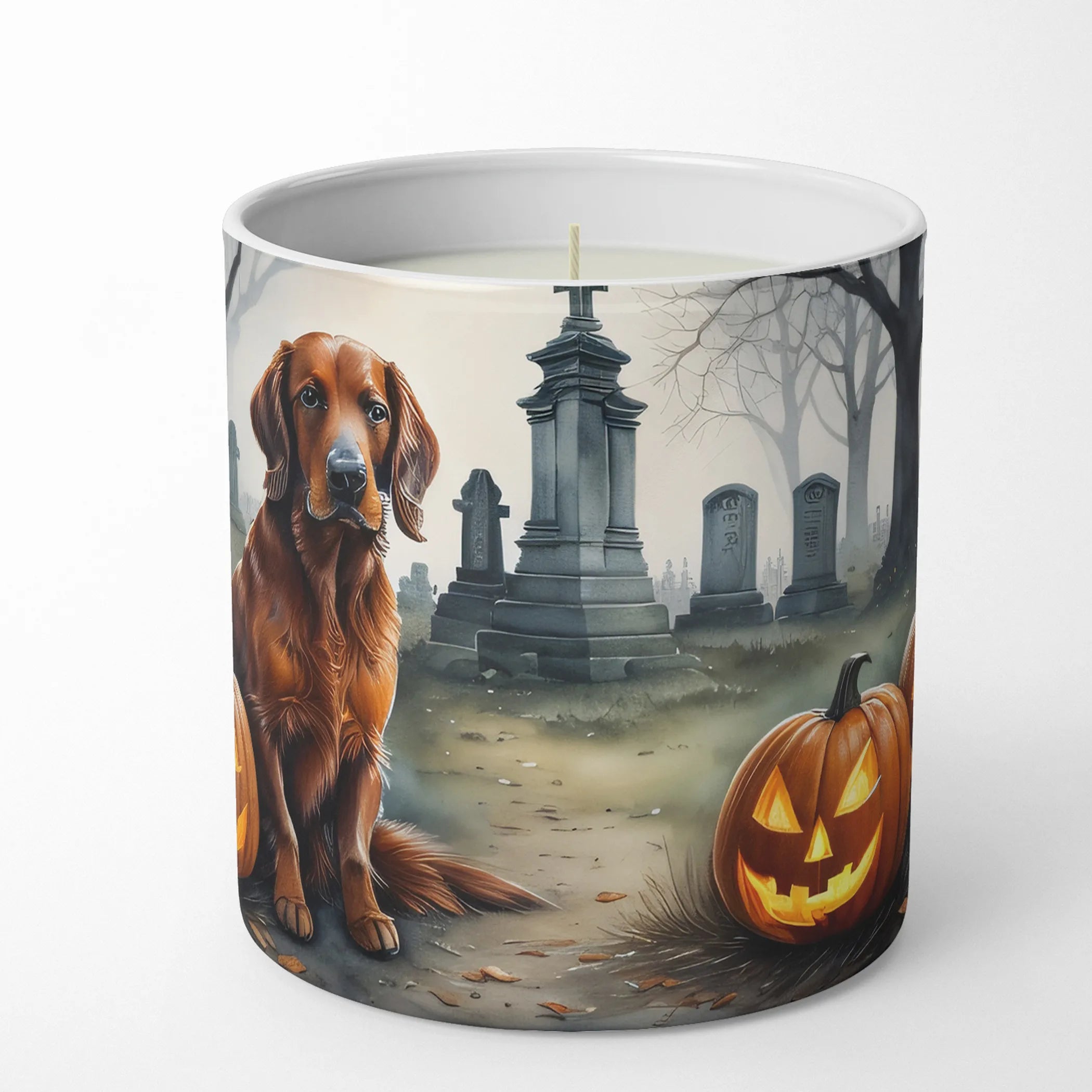 Spooky Halloween Decorative Soy Candle - Size: 10 OZ | Pack Of: 1 | Collection name: Spooky halloween