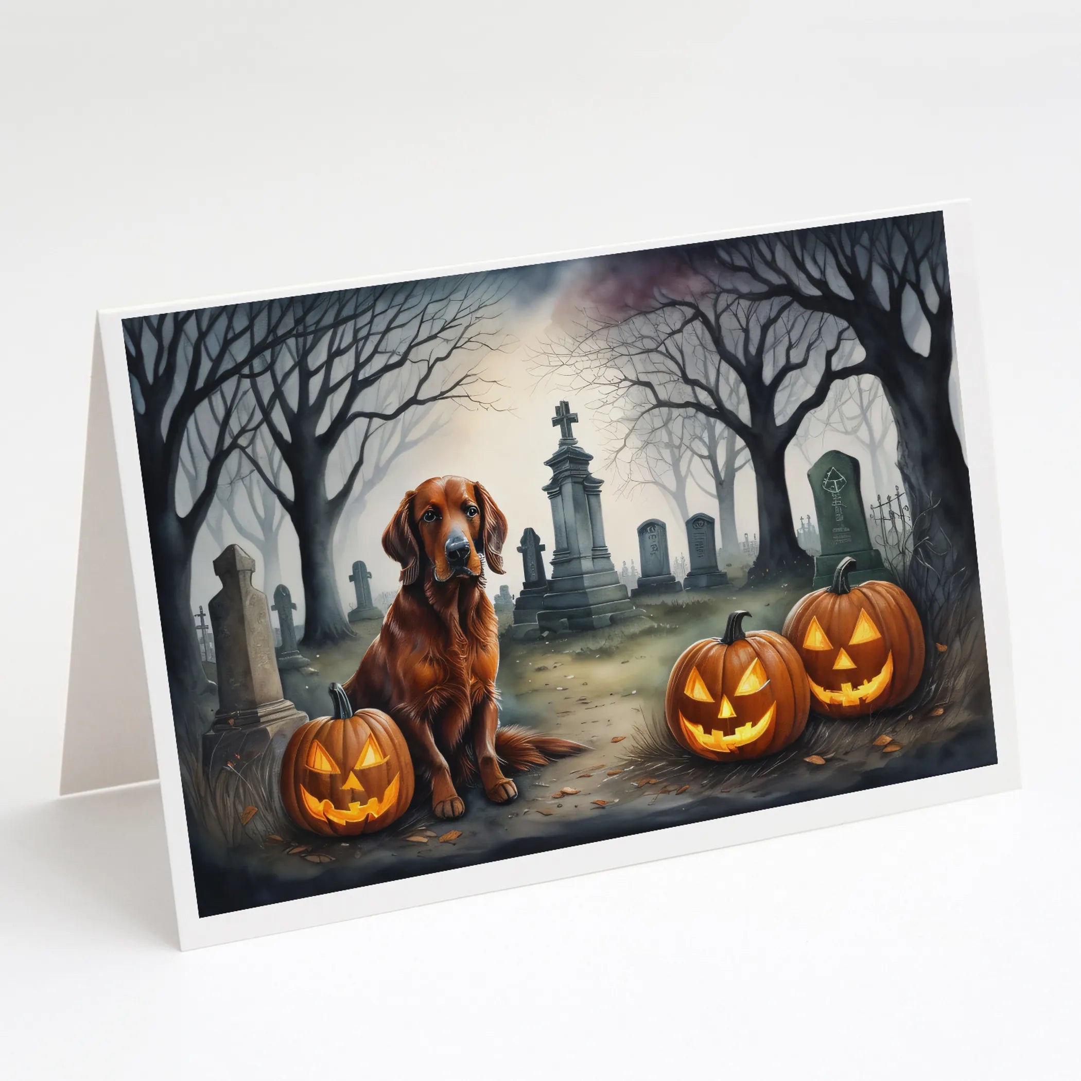 Spooky Halloween Greeting Cards  - Size: 5X7 | Pack Of: 8 | Collection name: Spooky halloween
