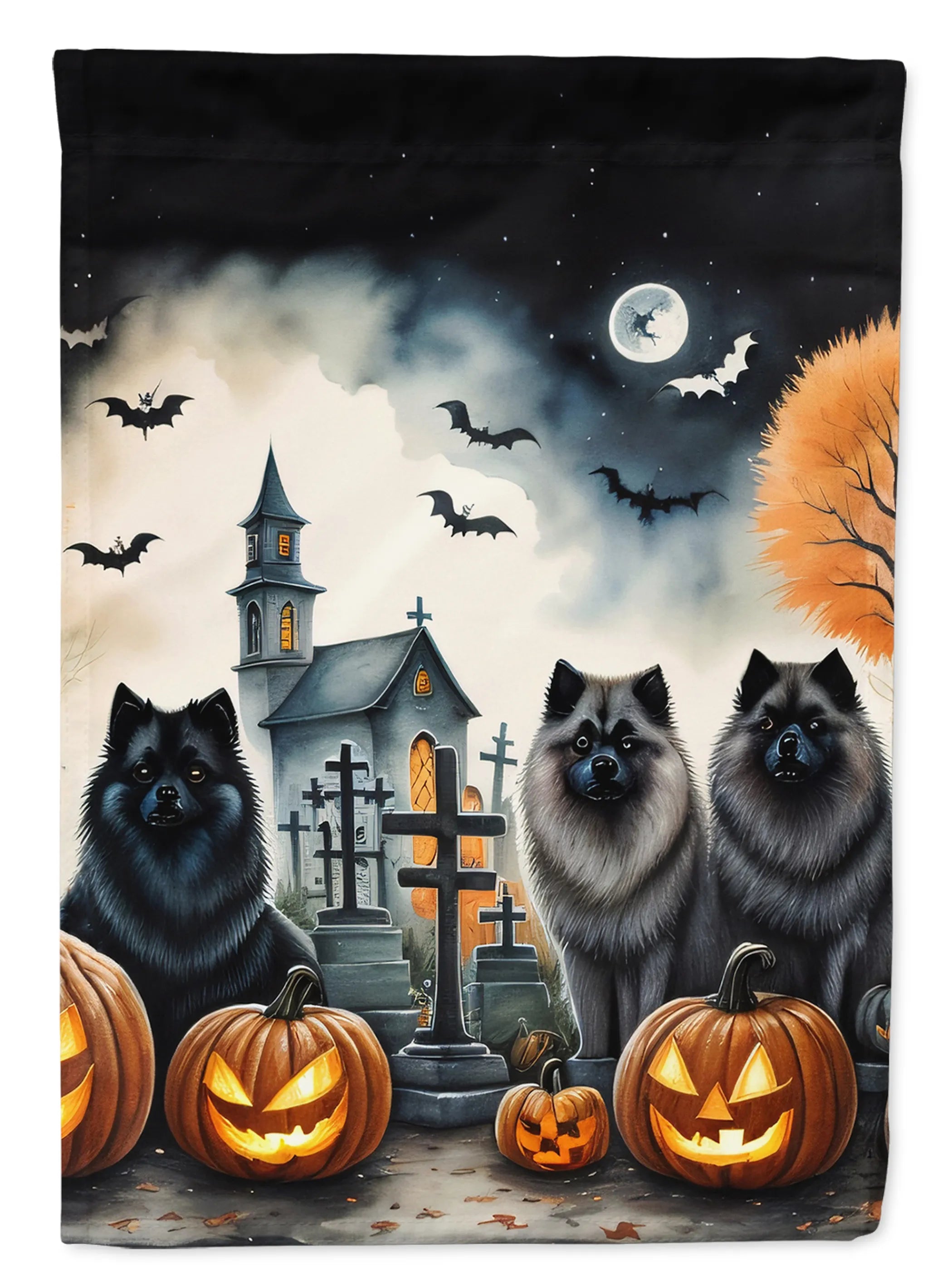 Spooky Halloween Decorative Flag - Pack Of: 1 | Collection name: Spooky halloween
