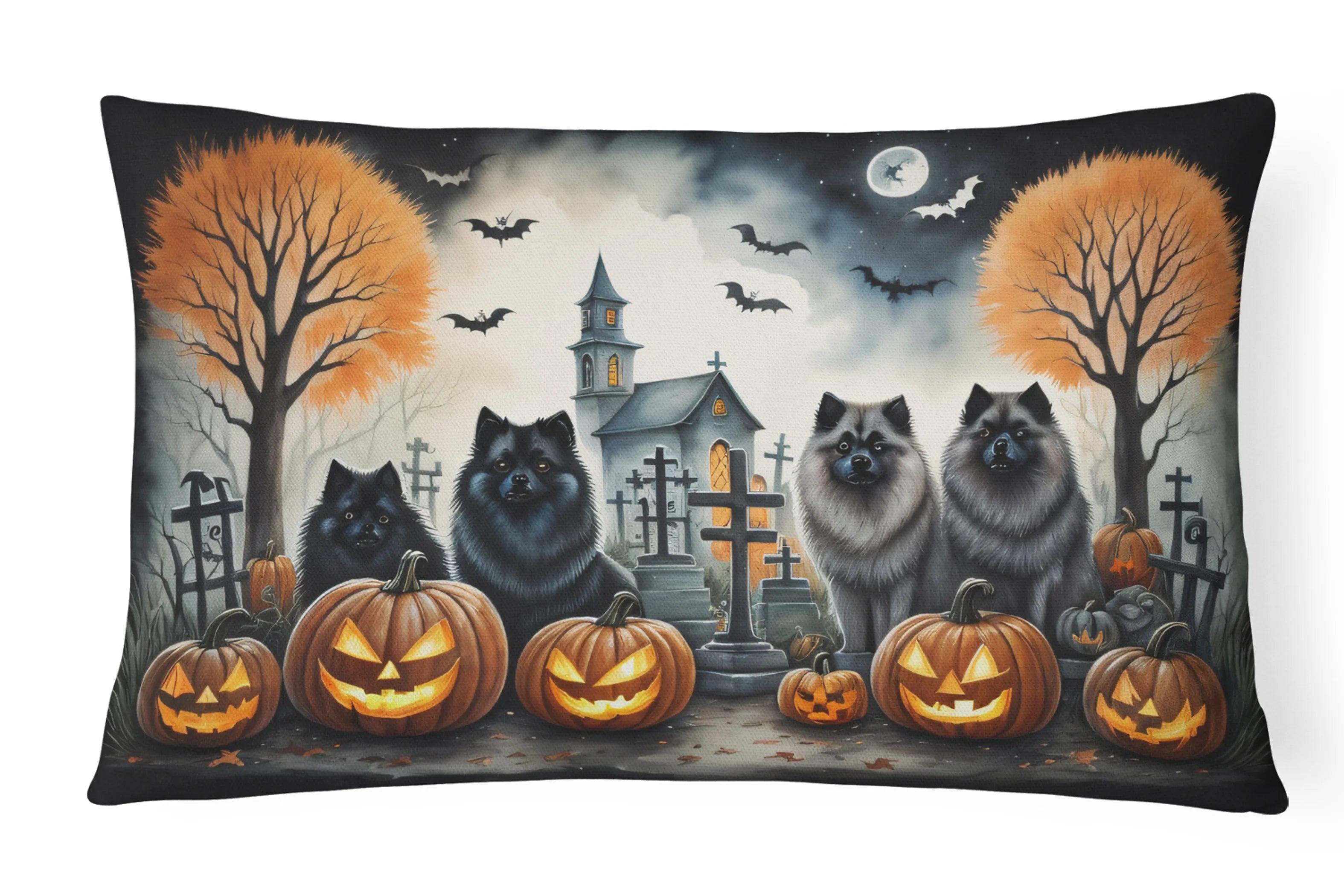 Spooky Halloween Throw Pillow - Pack Of: 1 | Collection name: Spooky halloween