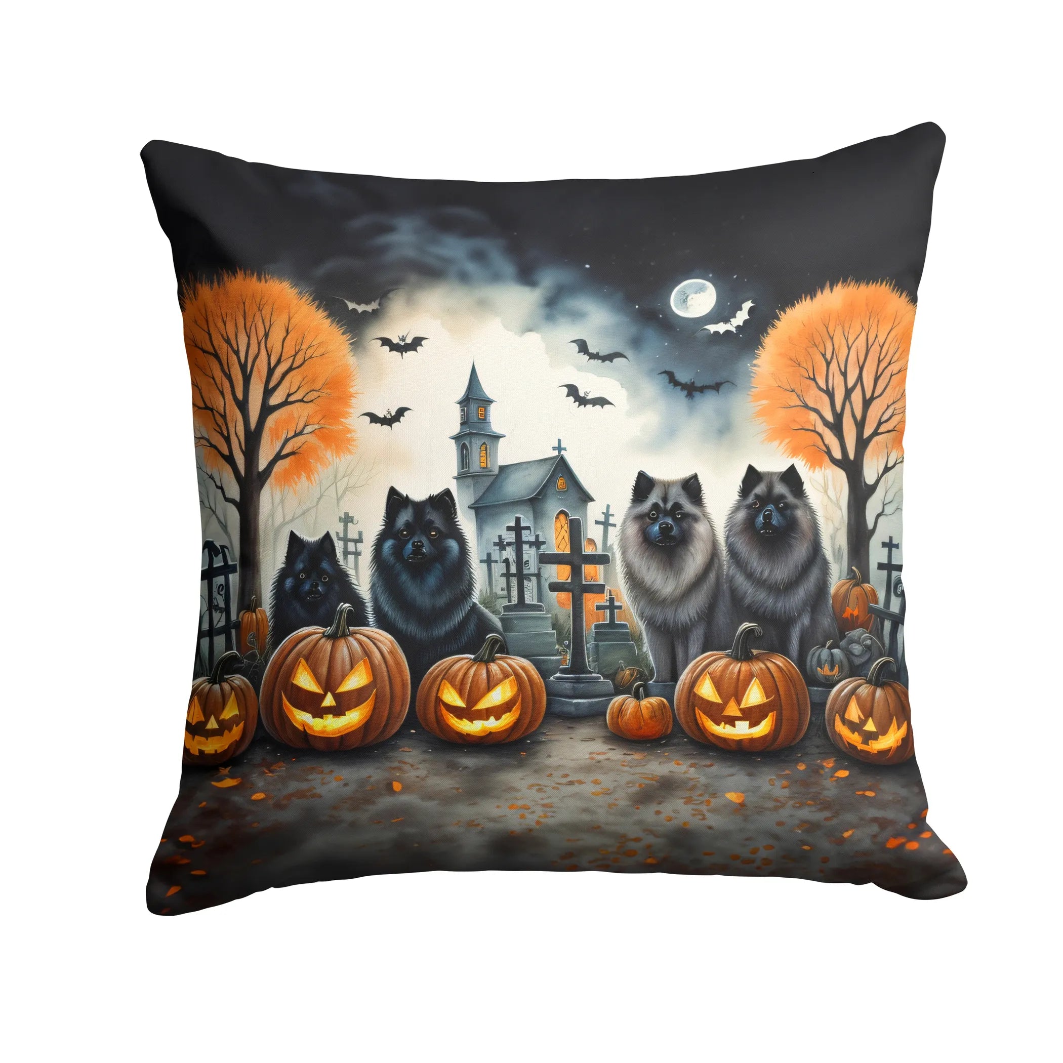 Spooky Halloween Throw Pillow - Pack Of: 1 | Collection name: Spooky halloween