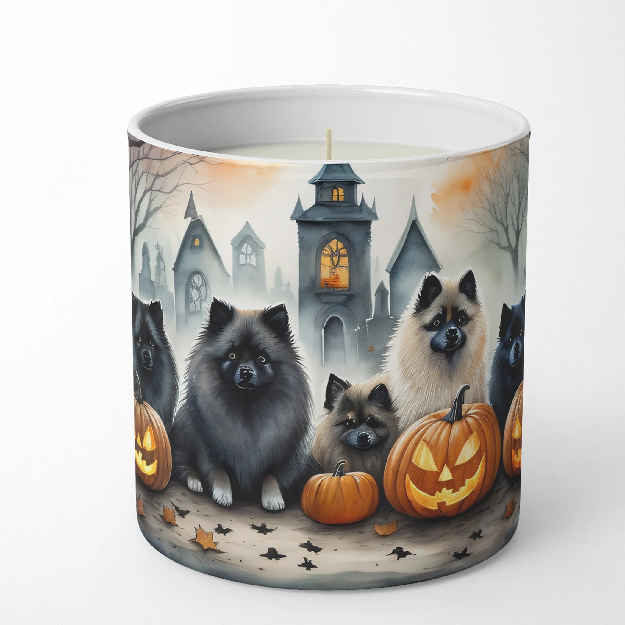 Spooky Halloween Decorative Soy Candle - Size: 10 OZ | Pack Of: 1 | Collection name: Spooky halloween