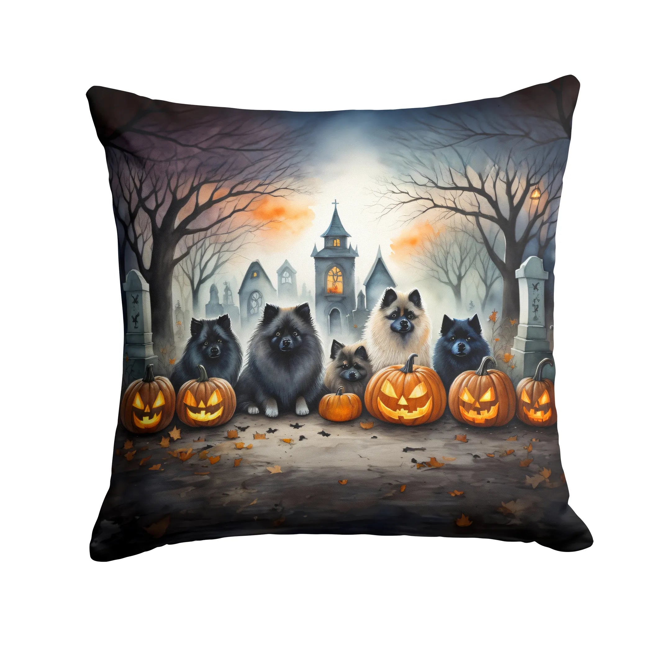 Spooky Halloween Throw Pillow - Pack Of: 1 | Collection name: Spooky halloween