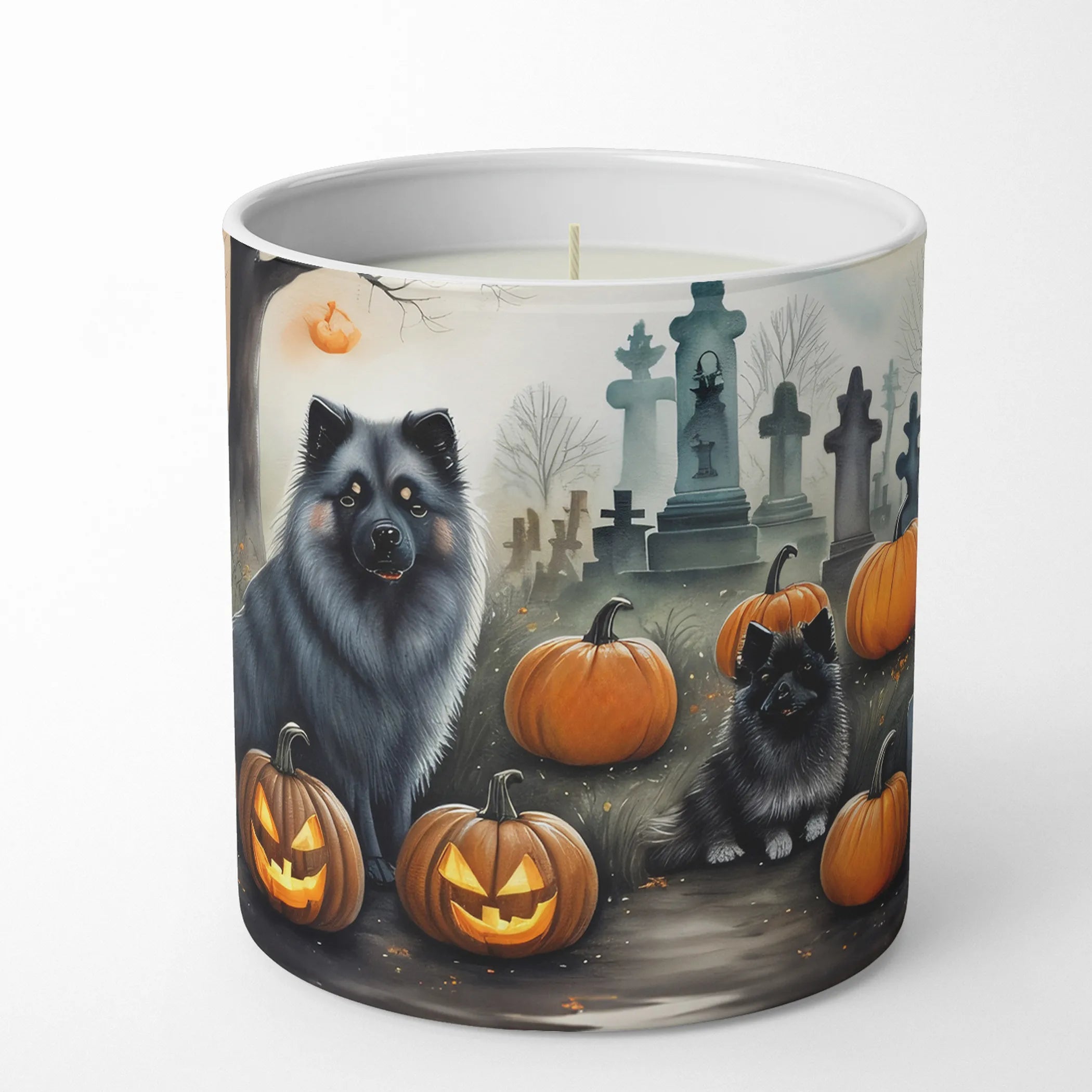 Spooky Halloween Decorative Soy Candle - Size: 10 OZ | Pack Of: 1 | Collection name: Spooky halloween