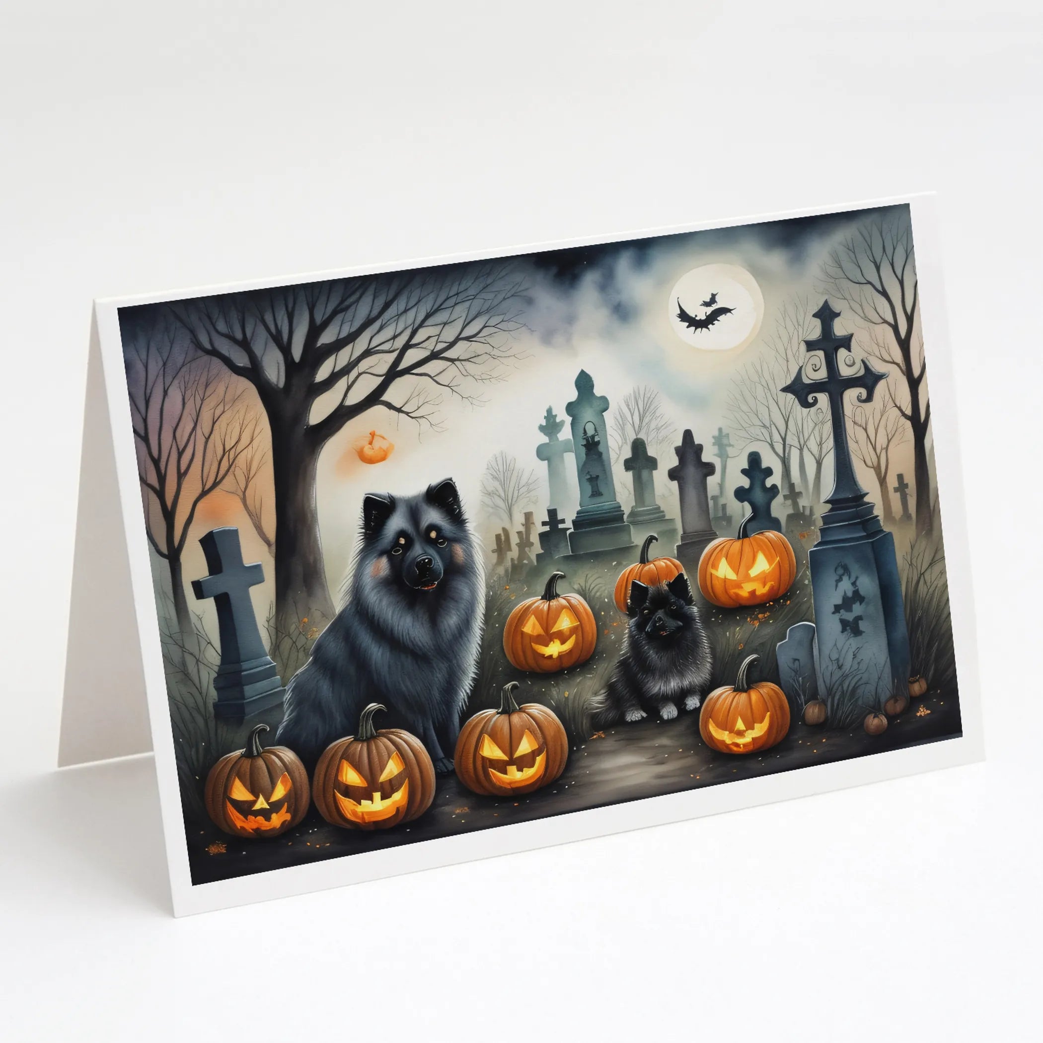 Spooky Halloween Greeting Cards  - Size: 5X7 | Pack Of: 8 | Collection name: Spooky halloween