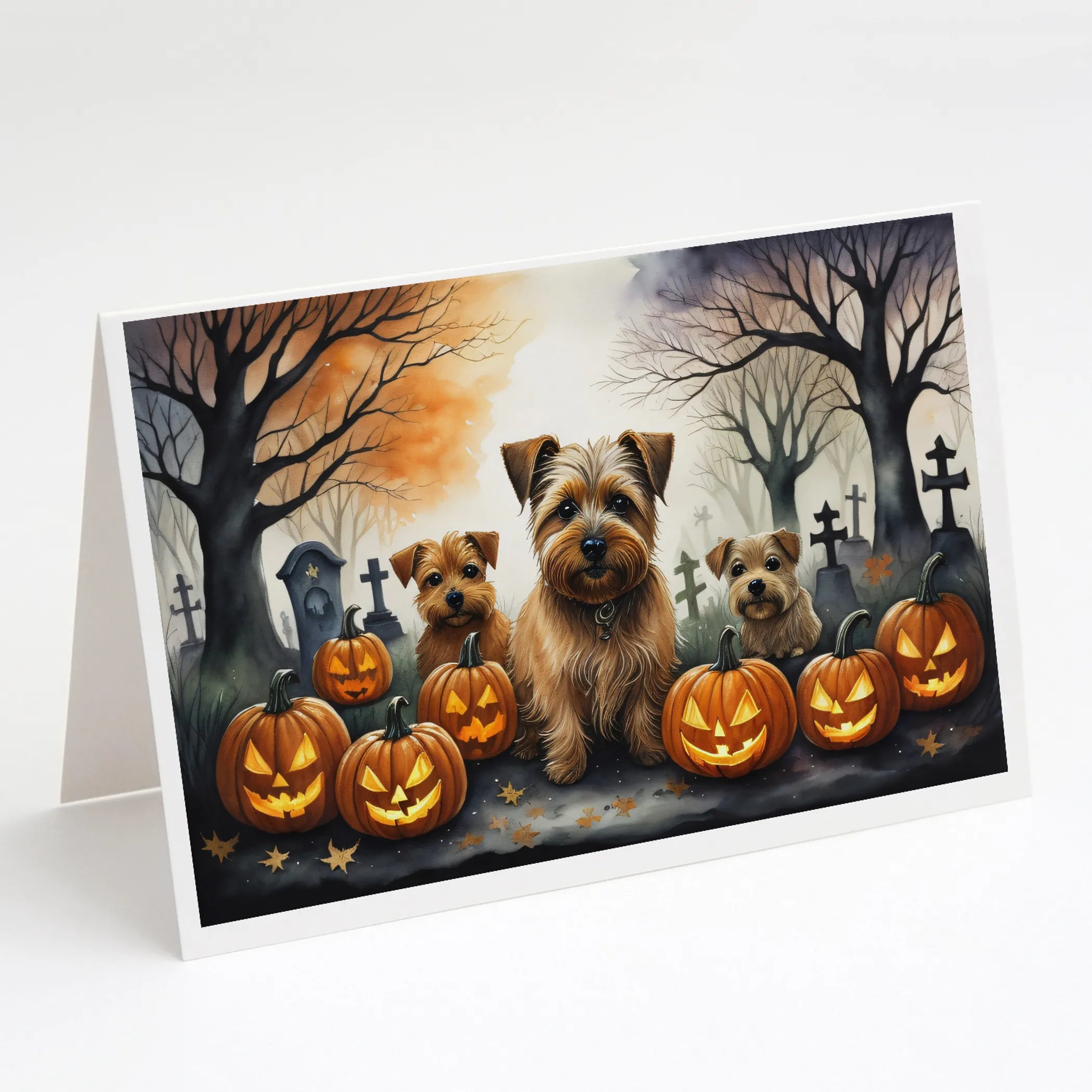 Spooky Halloween Greeting Cards  - Size: 5X7 | Pack Of: 8 | Collection name: Spooky halloween