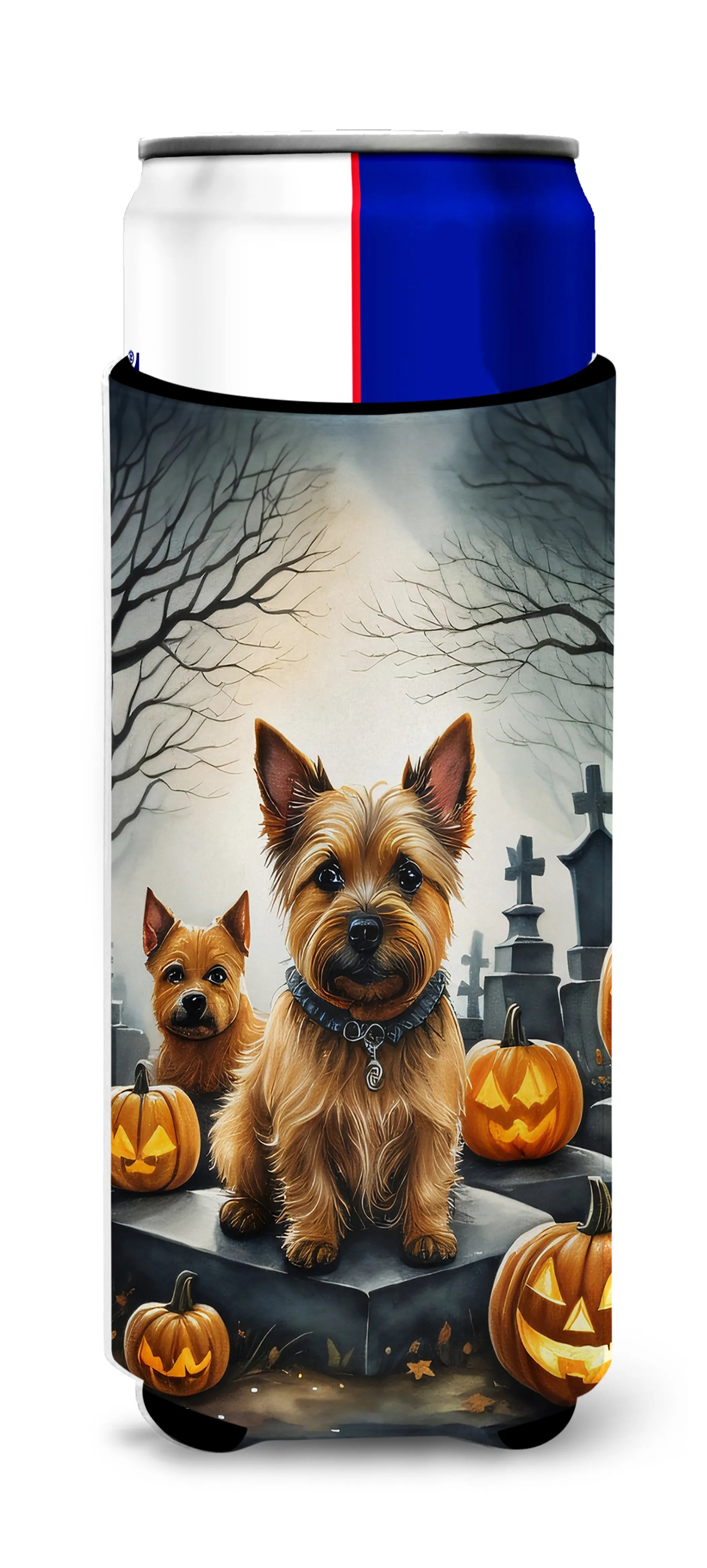 Spooky Halloween Hugger for Ultra Slim Cans - Size: SLIM CAN | Pack Of: 1 | Collection name: Spooky halloween