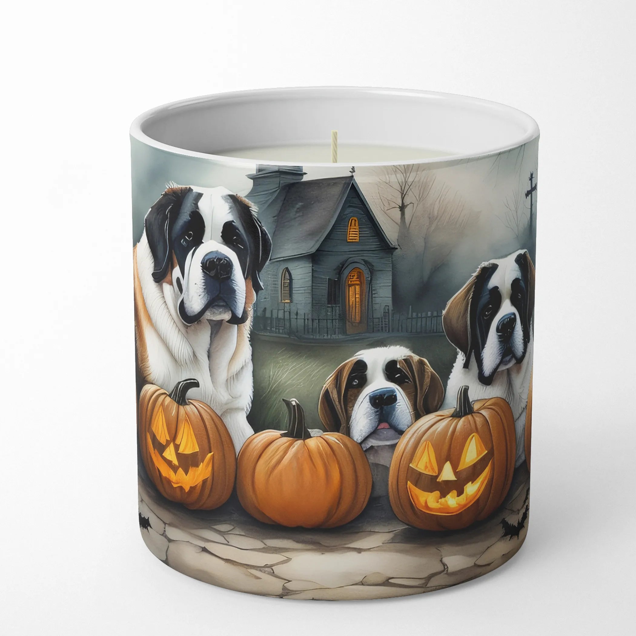 Spooky Halloween Decorative Soy Candle - Size: 10 OZ | Pack Of: 1 | Collection name: Spooky halloween