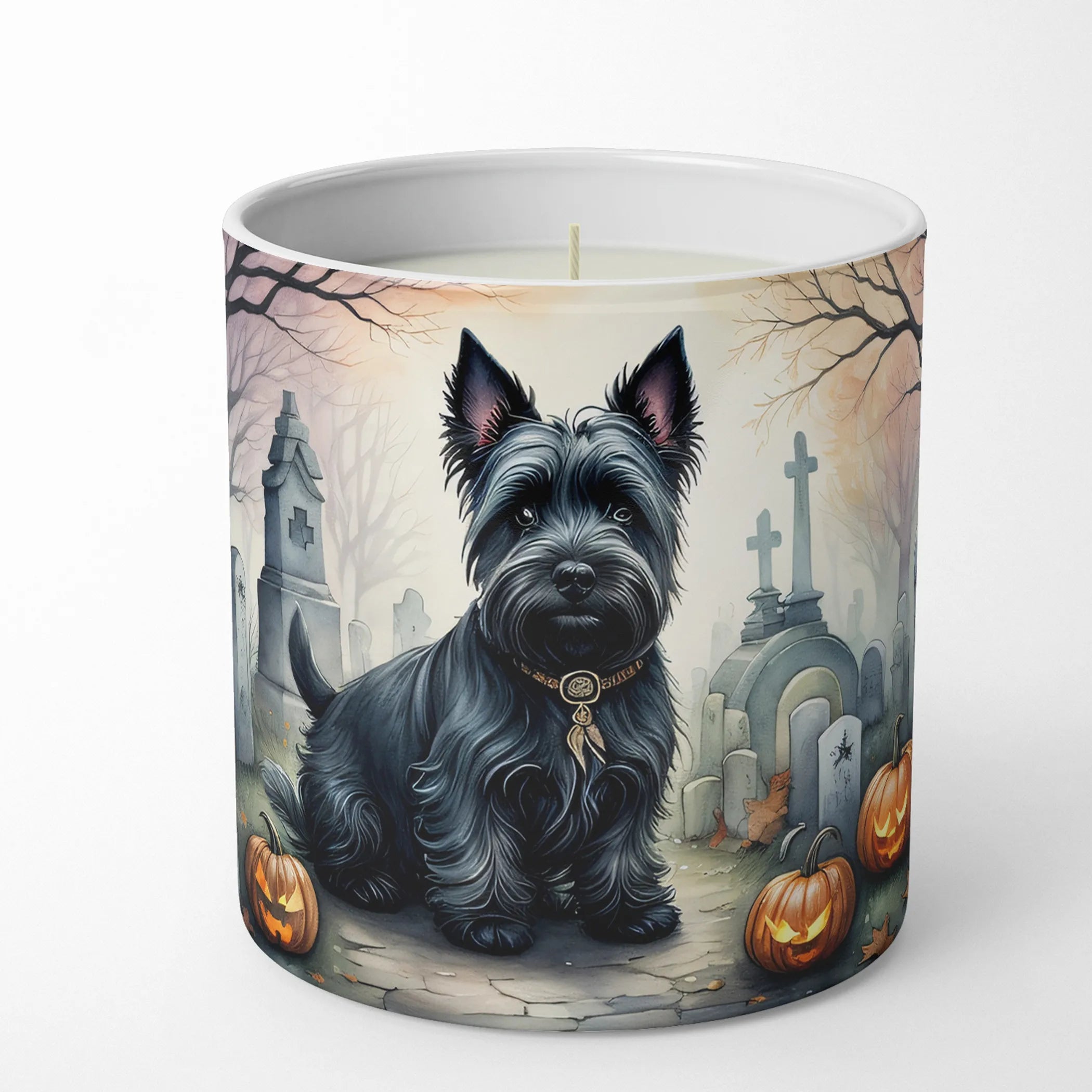 Spooky Halloween Decorative Soy Candle - Size: 10 OZ | Pack Of: 1 | Collection name: Spooky halloween
