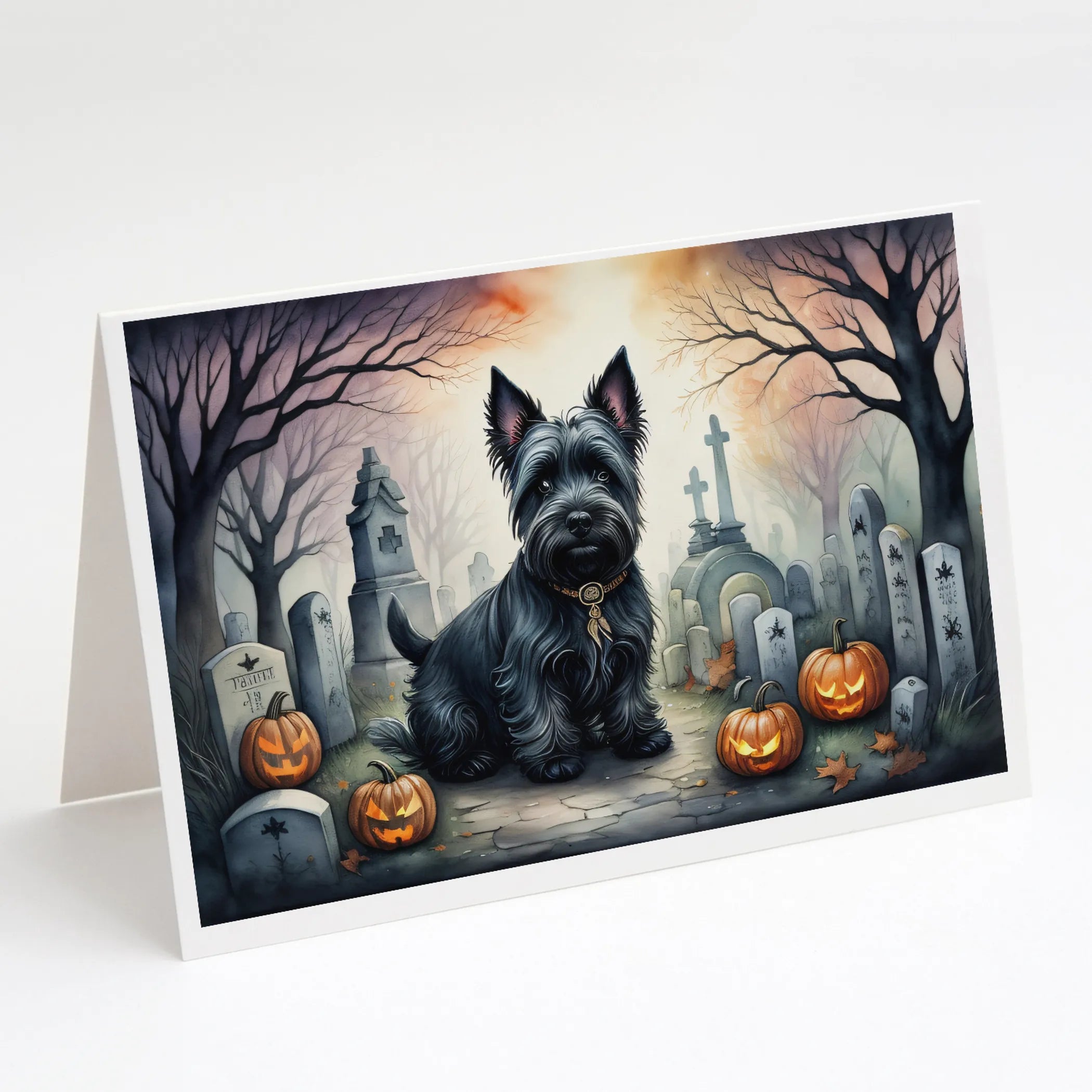 Spooky Halloween Greeting Cards  - Size: 5X7 | Pack Of: 8 | Collection name: Spooky halloween