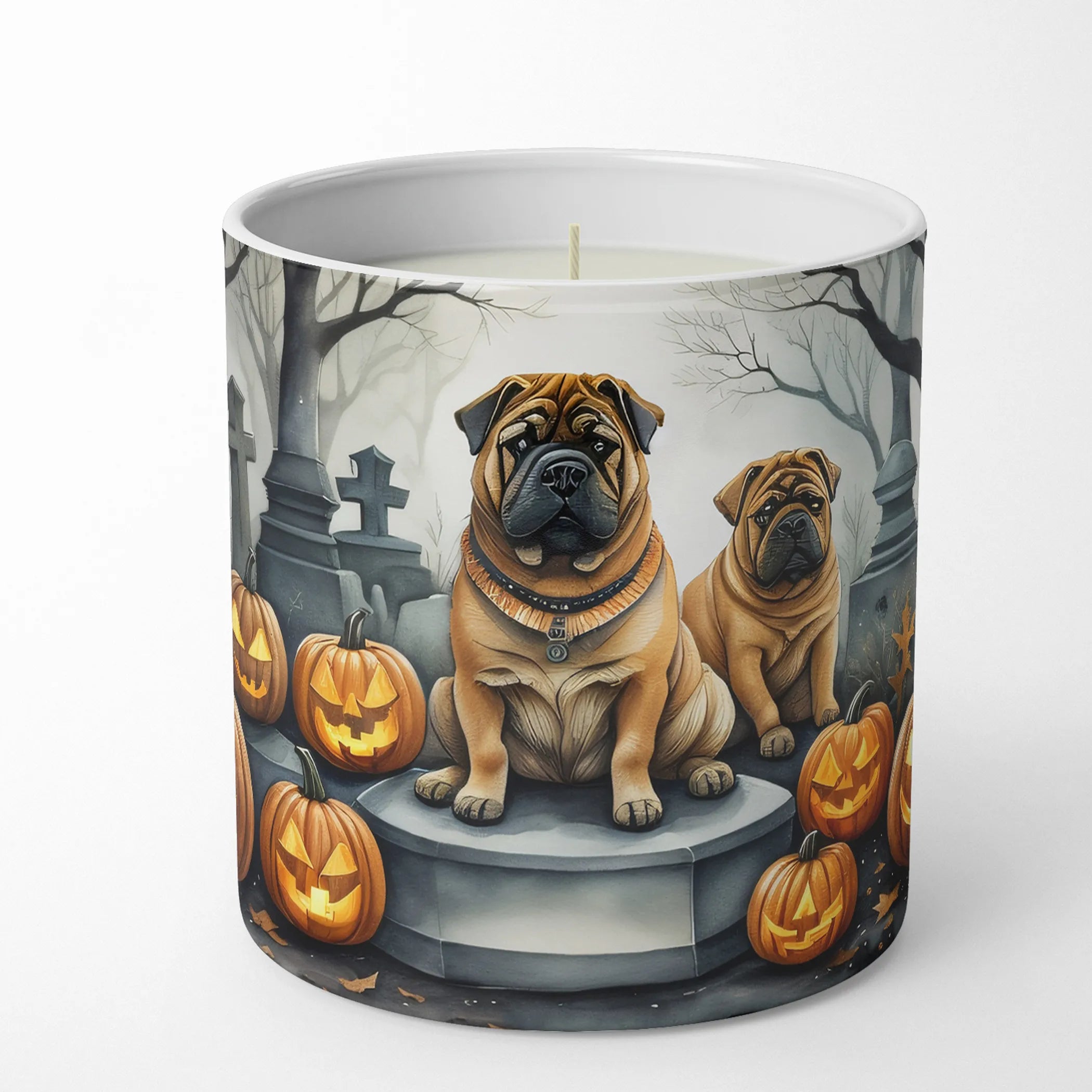 Spooky Halloween Decorative Soy Candle - Size: 10 OZ | Pack Of: 1 | Collection name: Spooky halloween