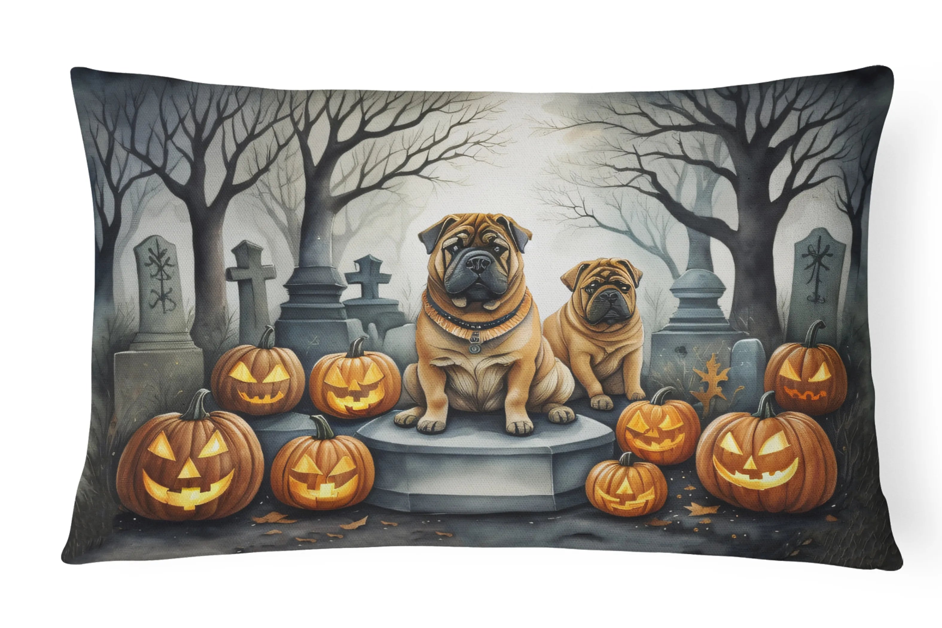 Spooky Halloween Throw Pillow - Pack Of: 1 | Collection name: Spooky halloween
