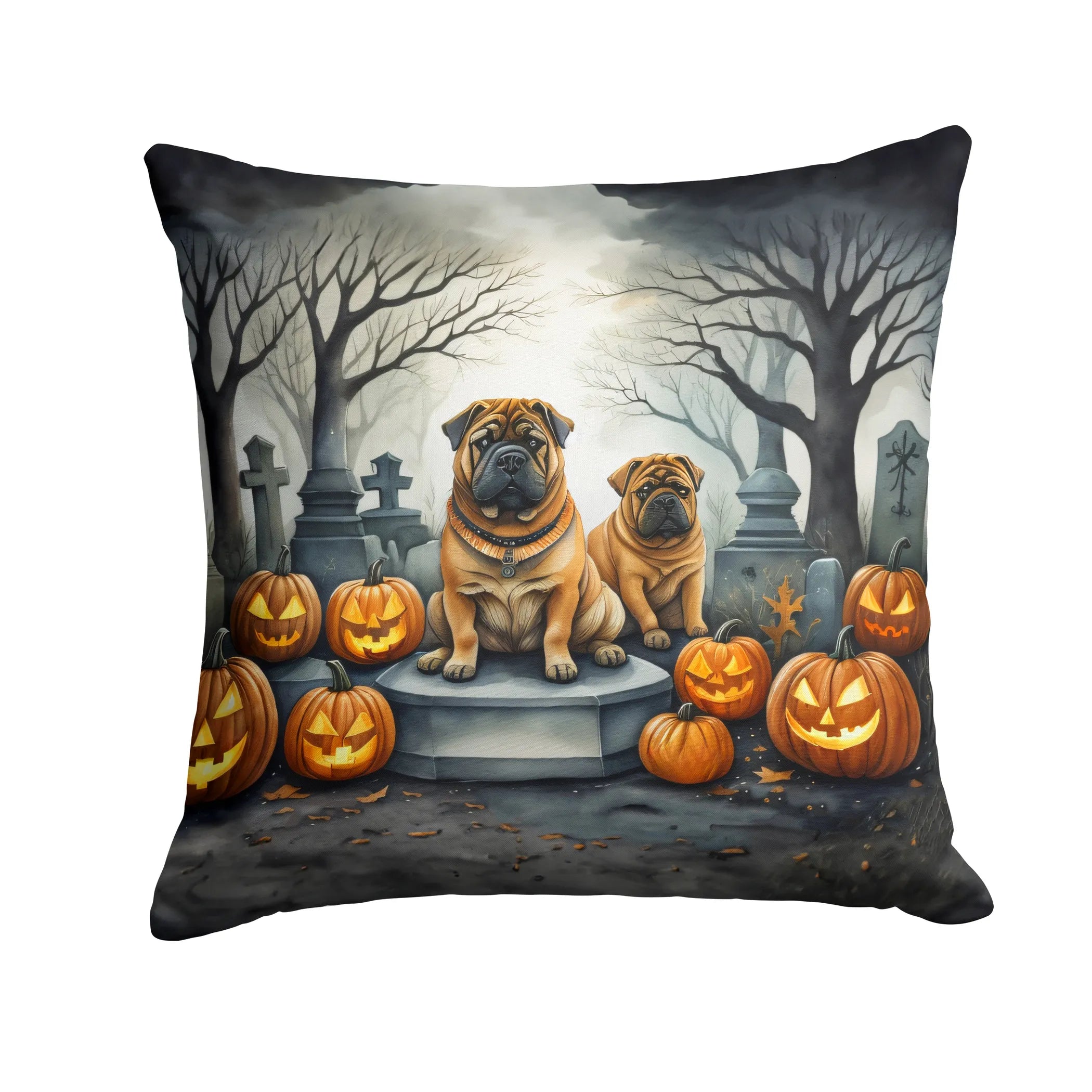 Spooky Halloween Throw Pillow - Pack Of: 1 | Collection name: Spooky halloween