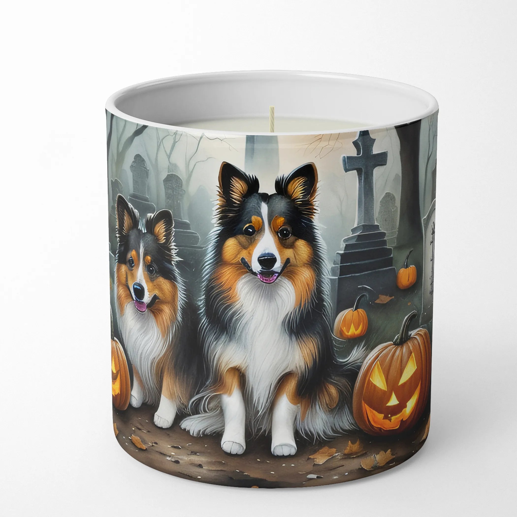 Spooky Halloween Decorative Soy Candle - Size: 10 OZ | Pack Of: 1 | Collection name: Spooky halloween