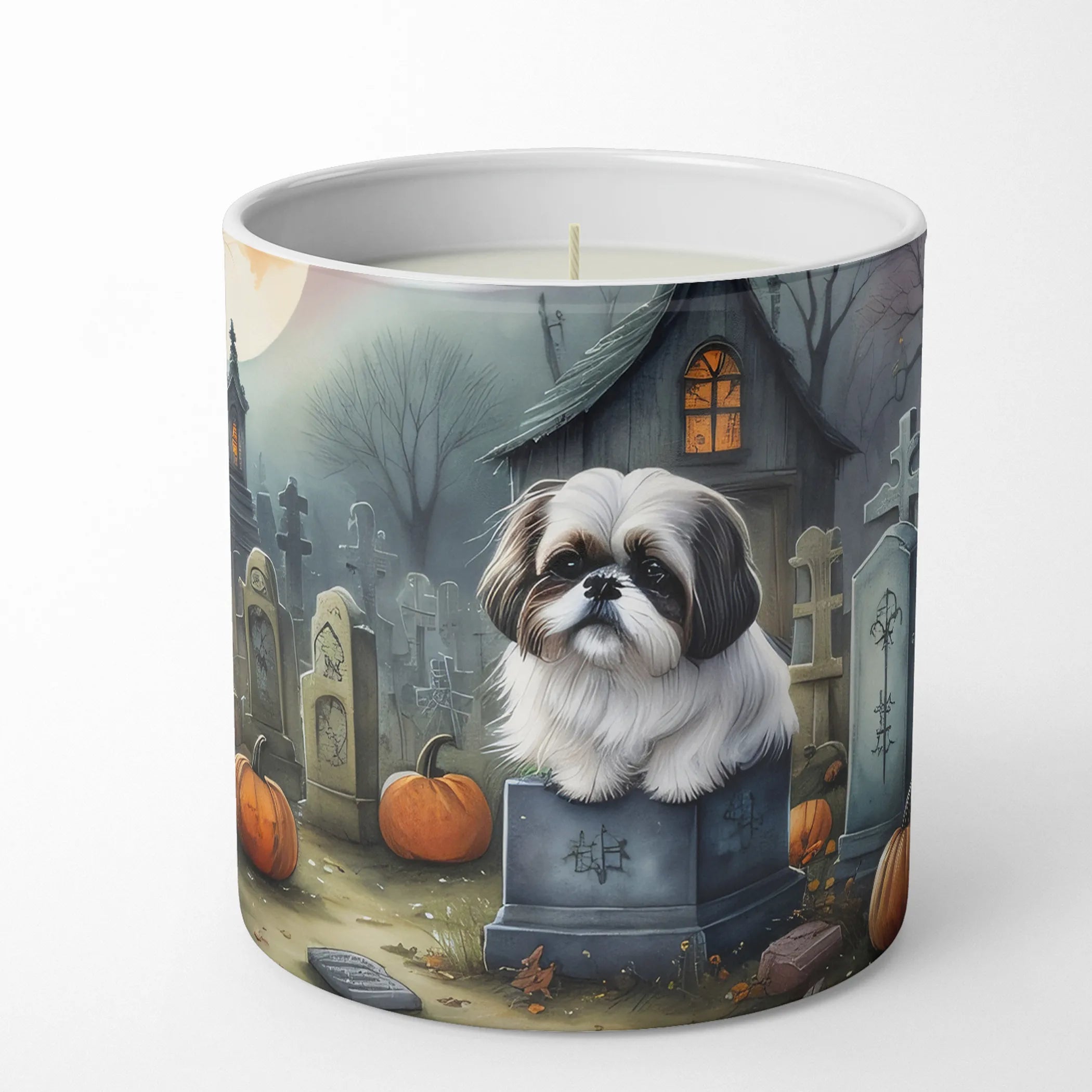 Spooky Halloween Decorative Soy Candle - Size: 10 OZ | Pack Of: 1 | Collection name: Spooky halloween
