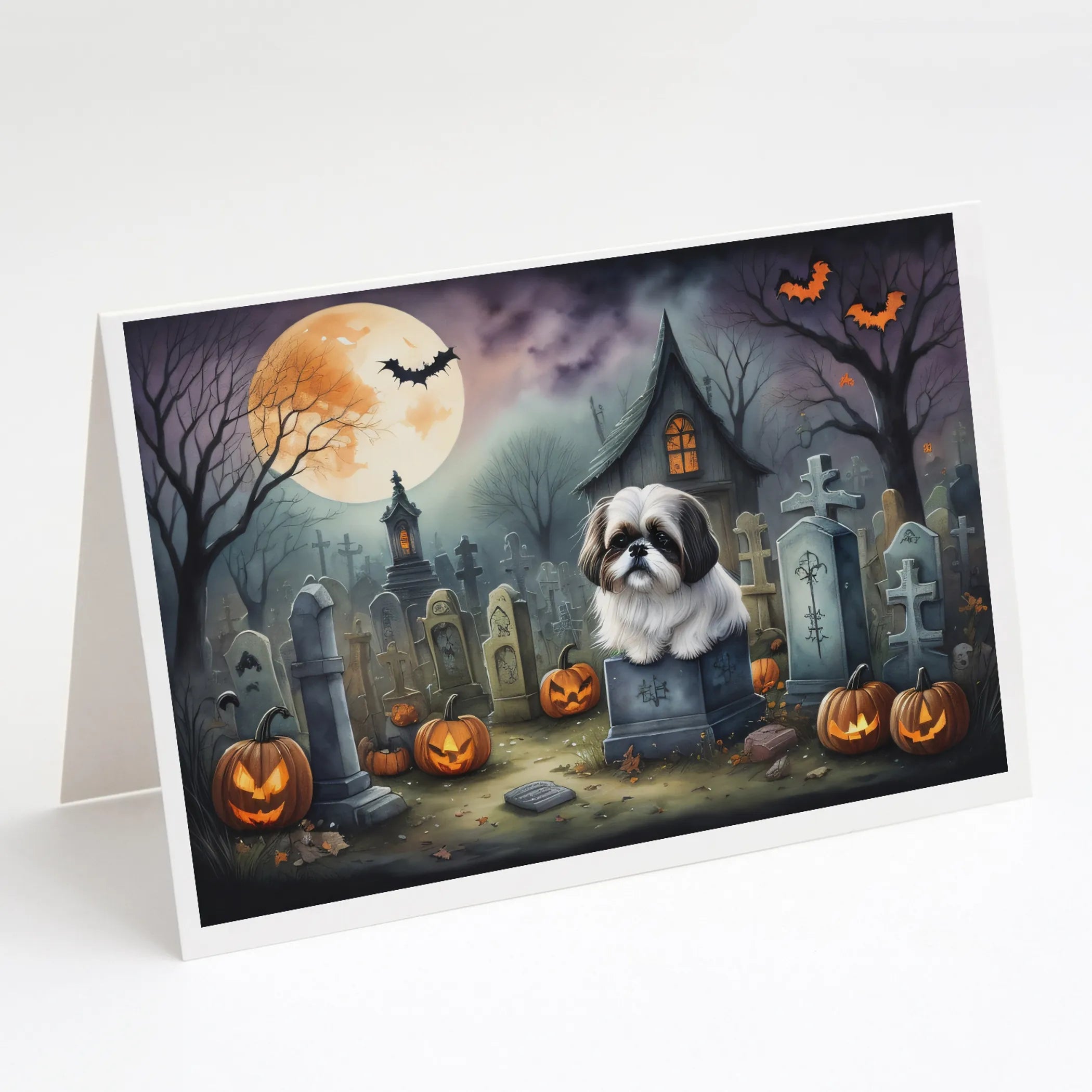 Spooky Halloween Greeting Cards  - Size: 5X7 | Pack Of: 8 | Collection name: Spooky halloween