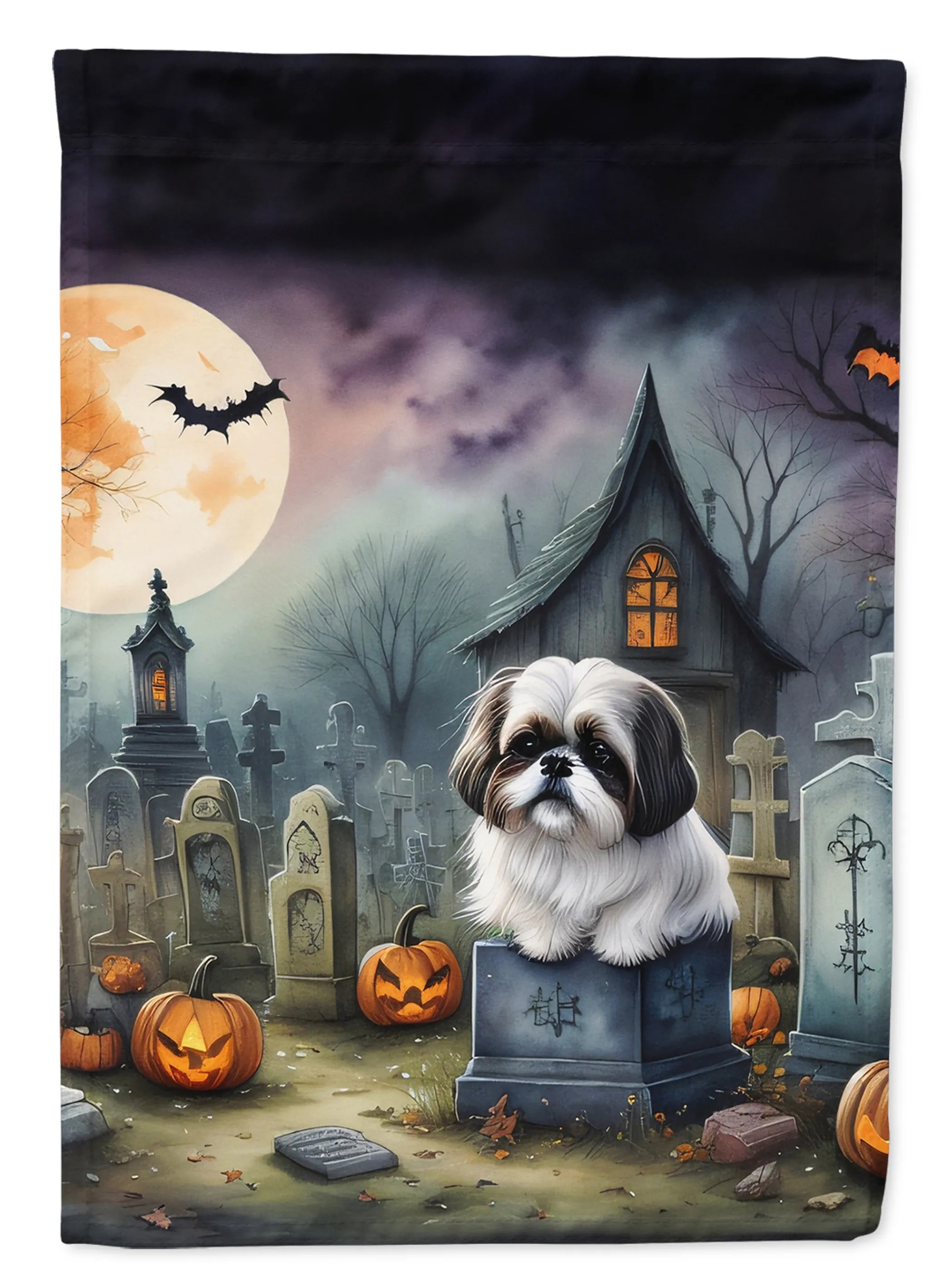Spooky Halloween Decorative Flag - Pack Of: 1 | Collection name: Spooky halloween