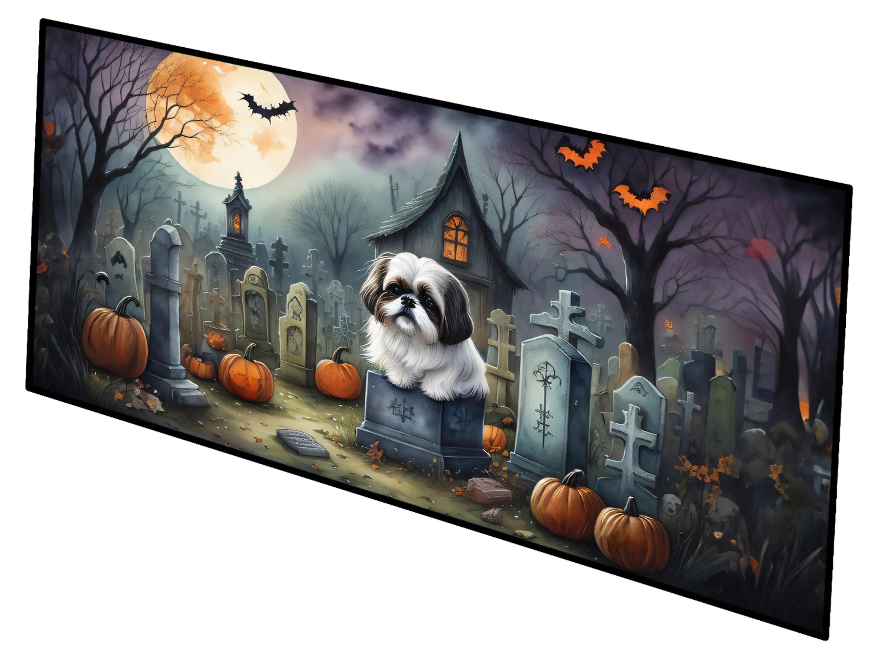 Spooky Halloween Runner Mat 28x58 - Size: 28HX58W | Pack Of: 1 | Collection name: Spooky halloween