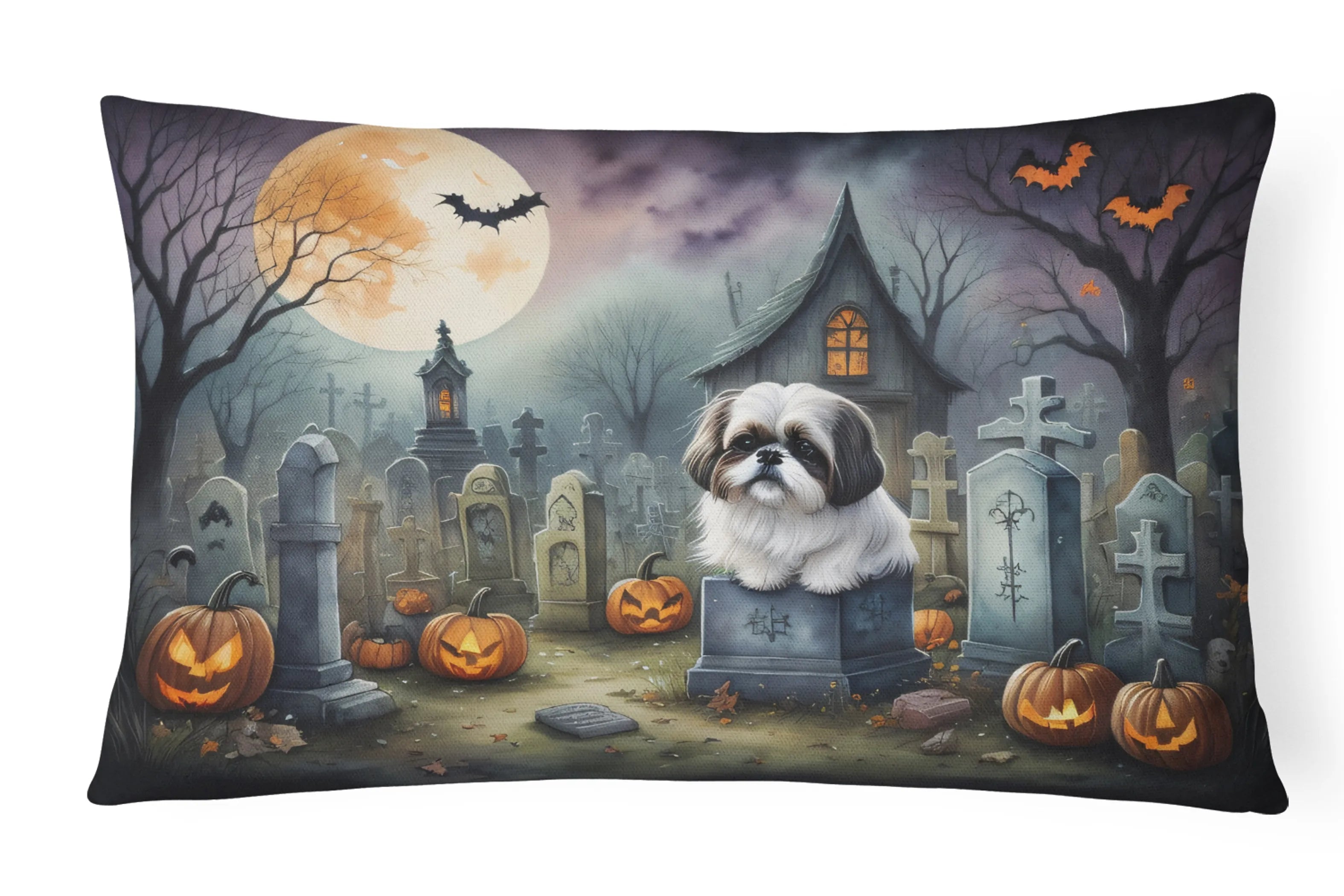 Spooky Halloween Throw Pillow - Pack Of: 1 | Collection name: Spooky halloween