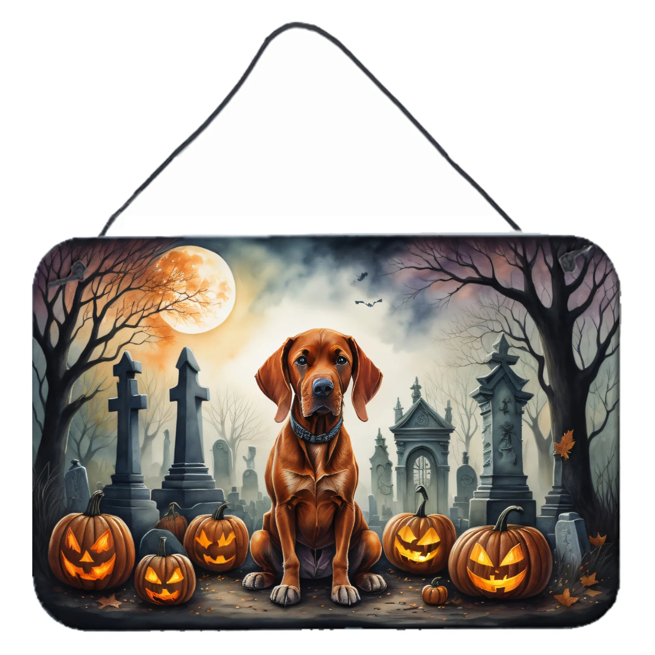Spooky Halloween Wall or Door Hanging Prints - Size: 8HX12W | Pack Of: 1 | Collection name: Spooky halloween