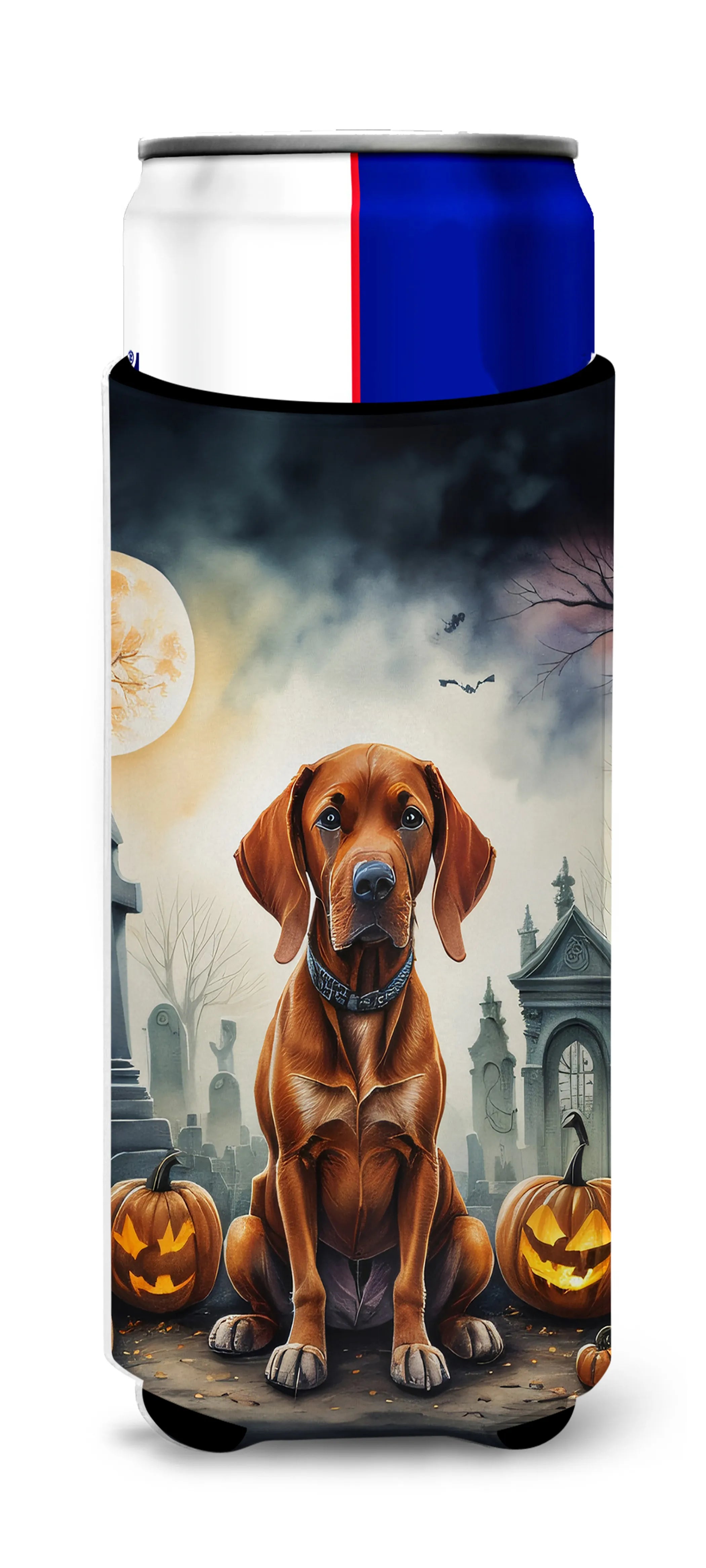 Spooky Halloween Hugger for Ultra Slim Cans - Size: SLIM CAN | Pack Of: 1 | Collection name: Spooky halloween