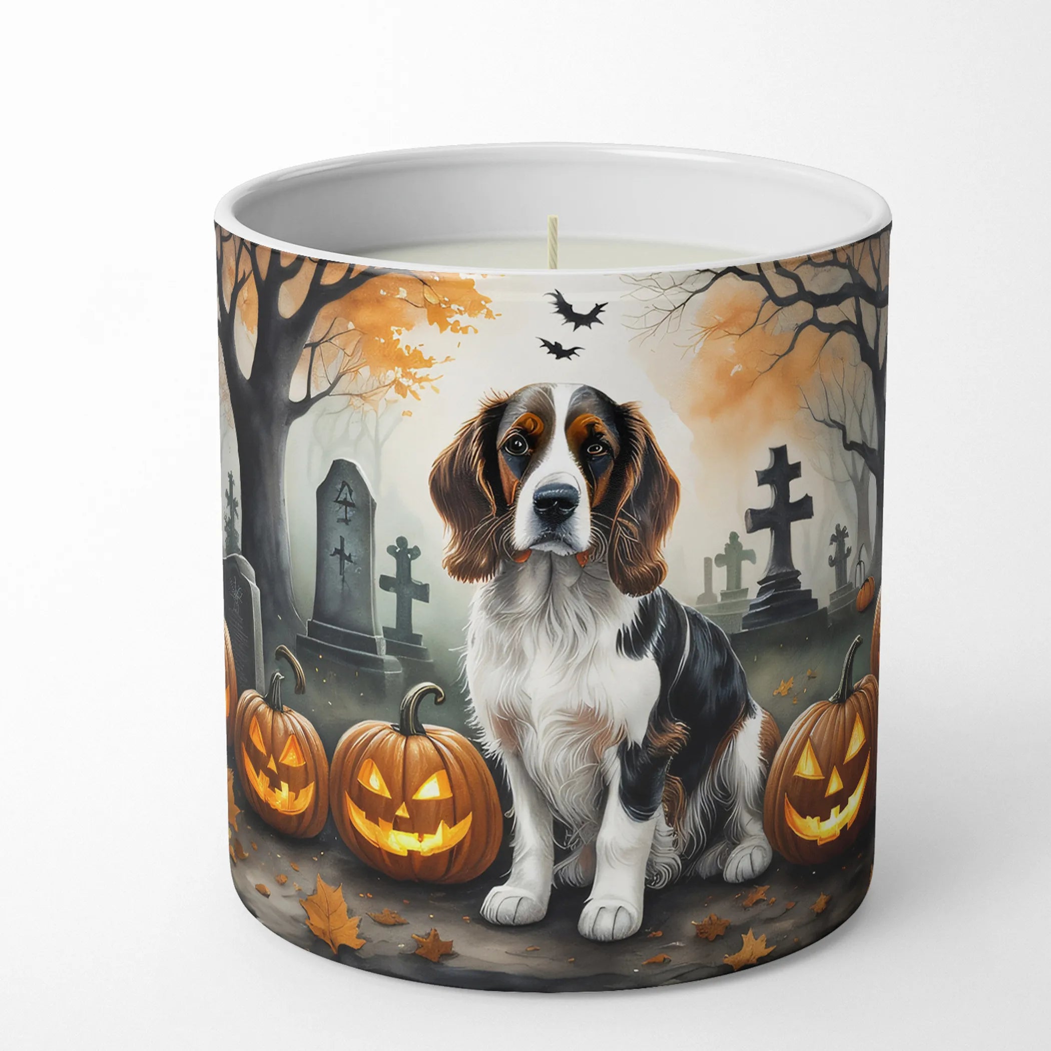 Spooky Halloween Decorative Soy Candle - Size: 10 OZ | Pack Of: 1 | Collection name: Spooky halloween