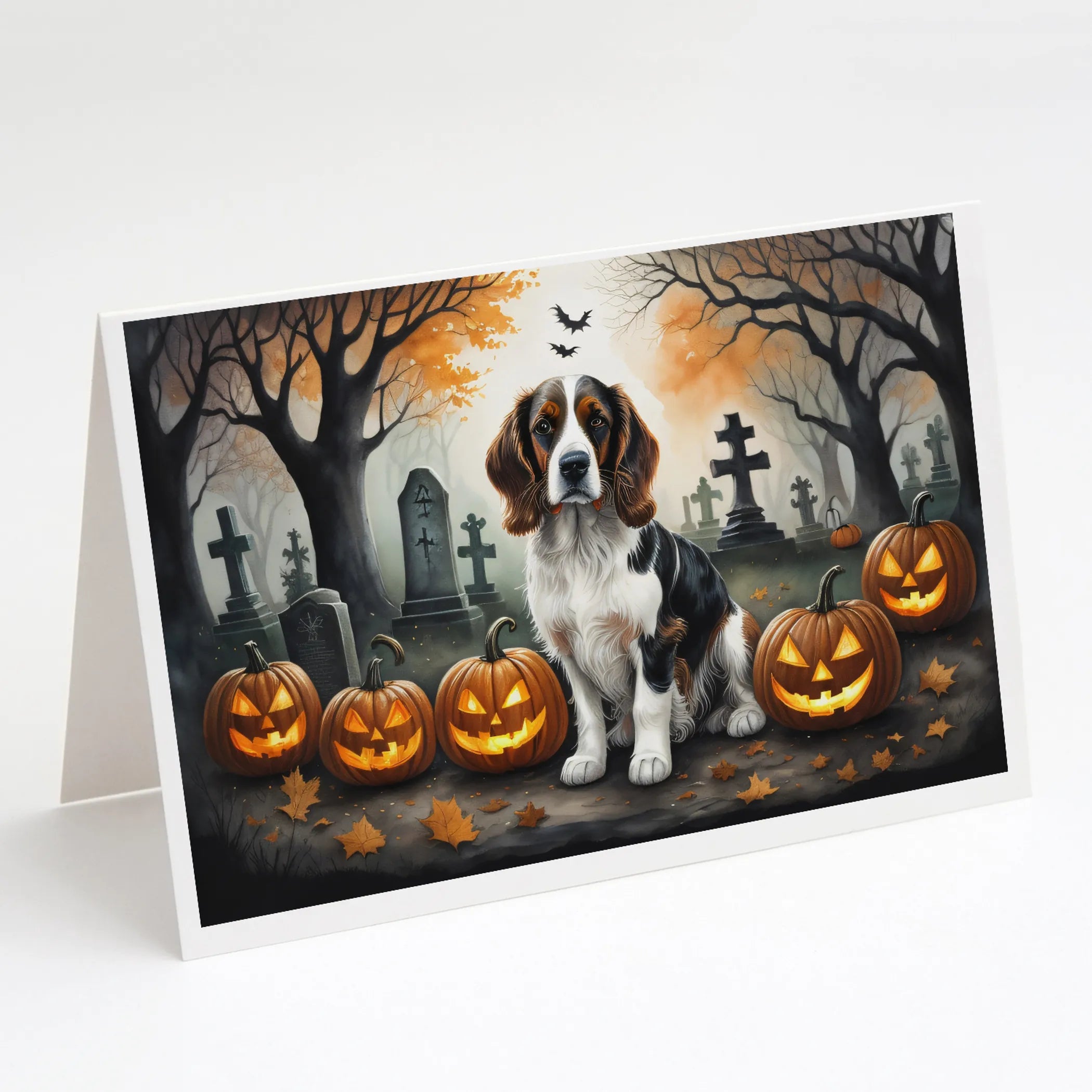 Spooky Halloween Greeting Cards  - Size: 5X7 | Pack Of: 8 | Collection name: Spooky halloween