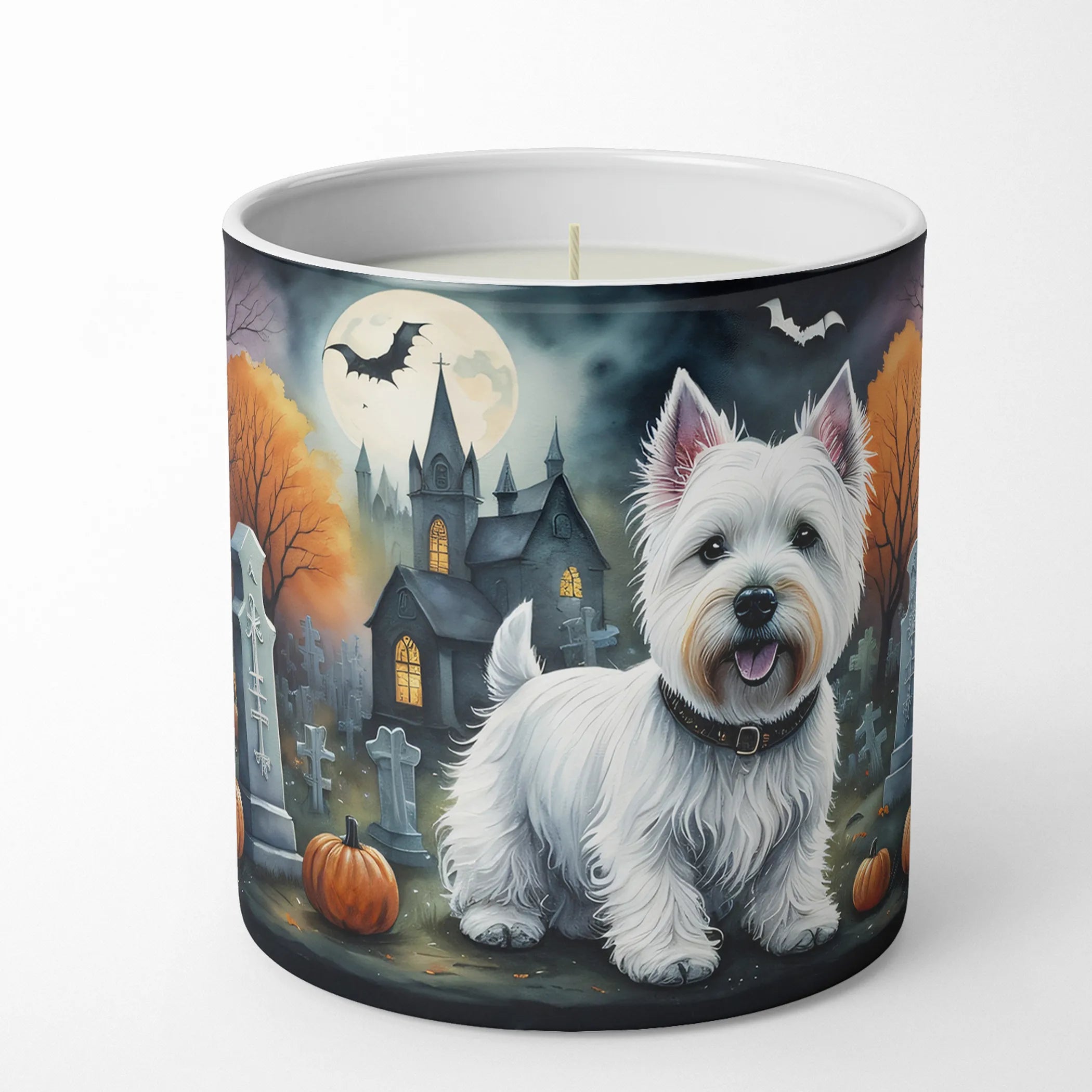 Spooky Halloween Decorative Soy Candle - Size: 10 OZ | Pack Of: 1 | Collection name: Spooky halloween