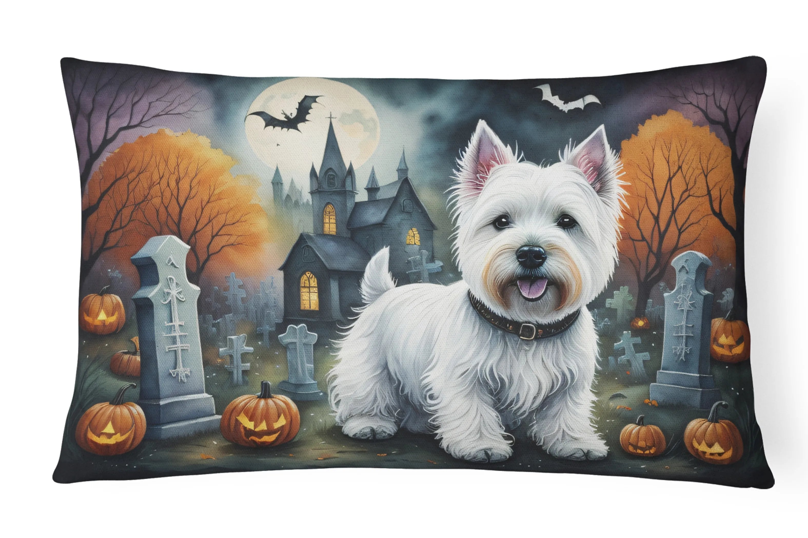 Spooky Halloween Throw Pillow - Pack Of: 1 | Collection name: Spooky halloween