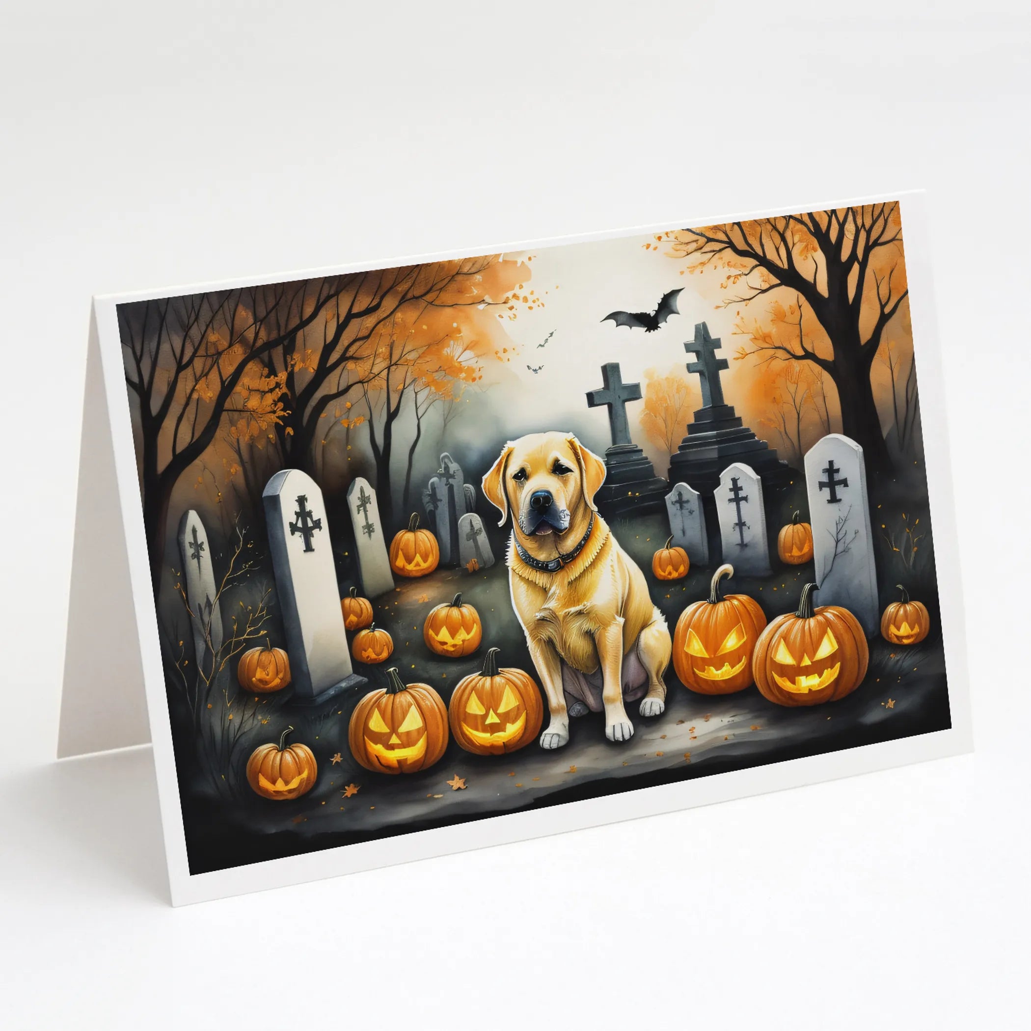 Spooky Halloween Greeting Cards  - Size: 5X7 | Pack Of: 8 | Collection name: Spooky halloween