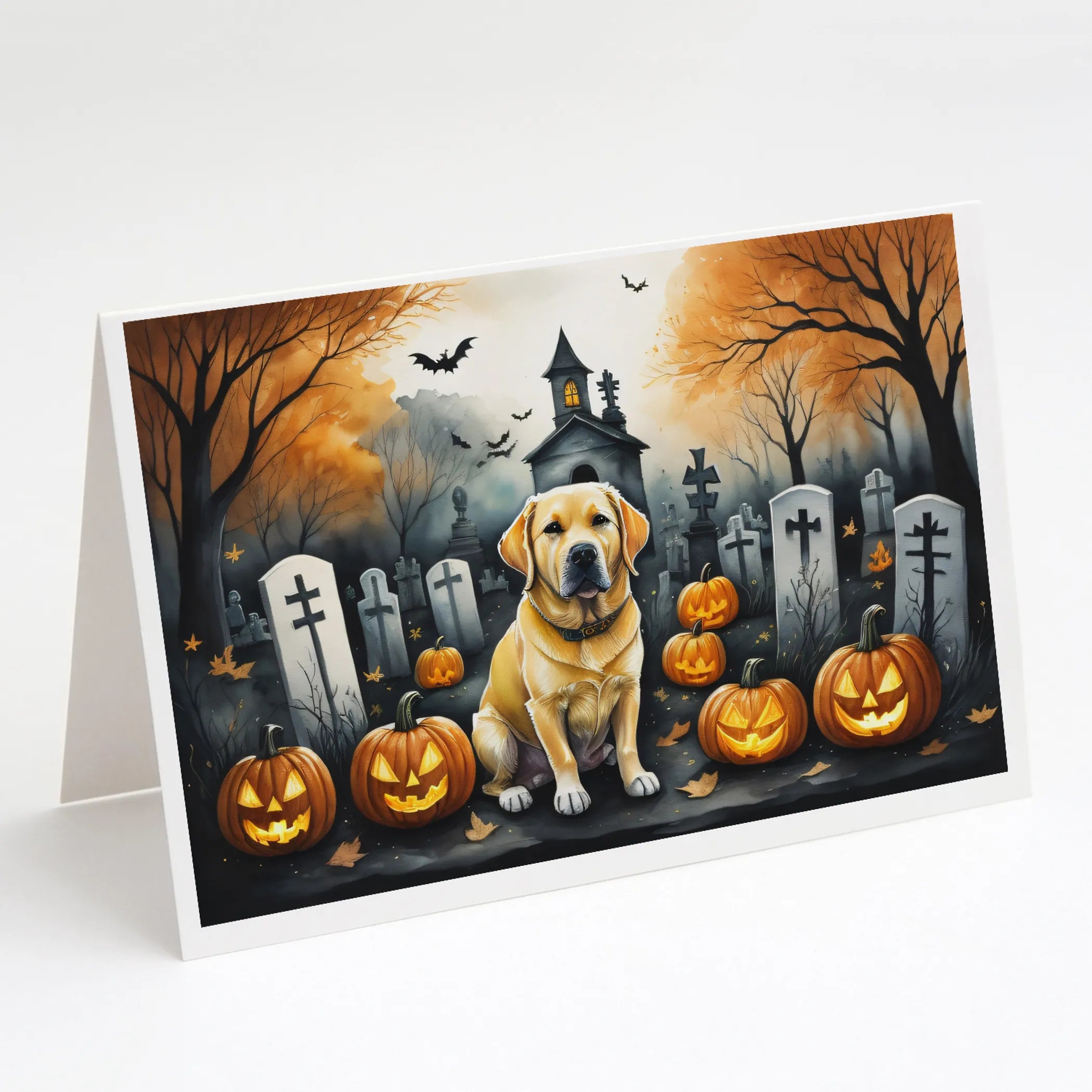 Spooky Halloween Greeting Cards  - Size: 5X7 | Pack Of: 8 | Collection name: Spooky halloween