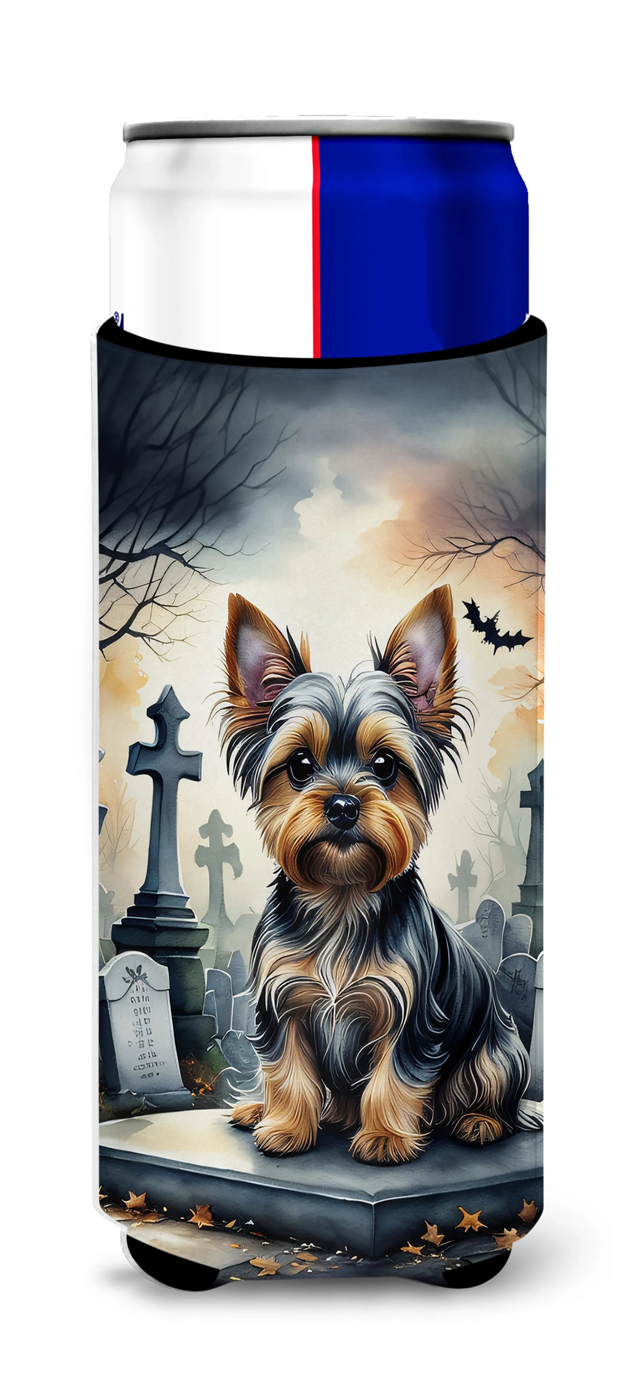 Spooky Halloween Hugger for Ultra Slim Cans - Size: SLIM CAN | Pack Of: 1 | Collection name: Spooky halloween