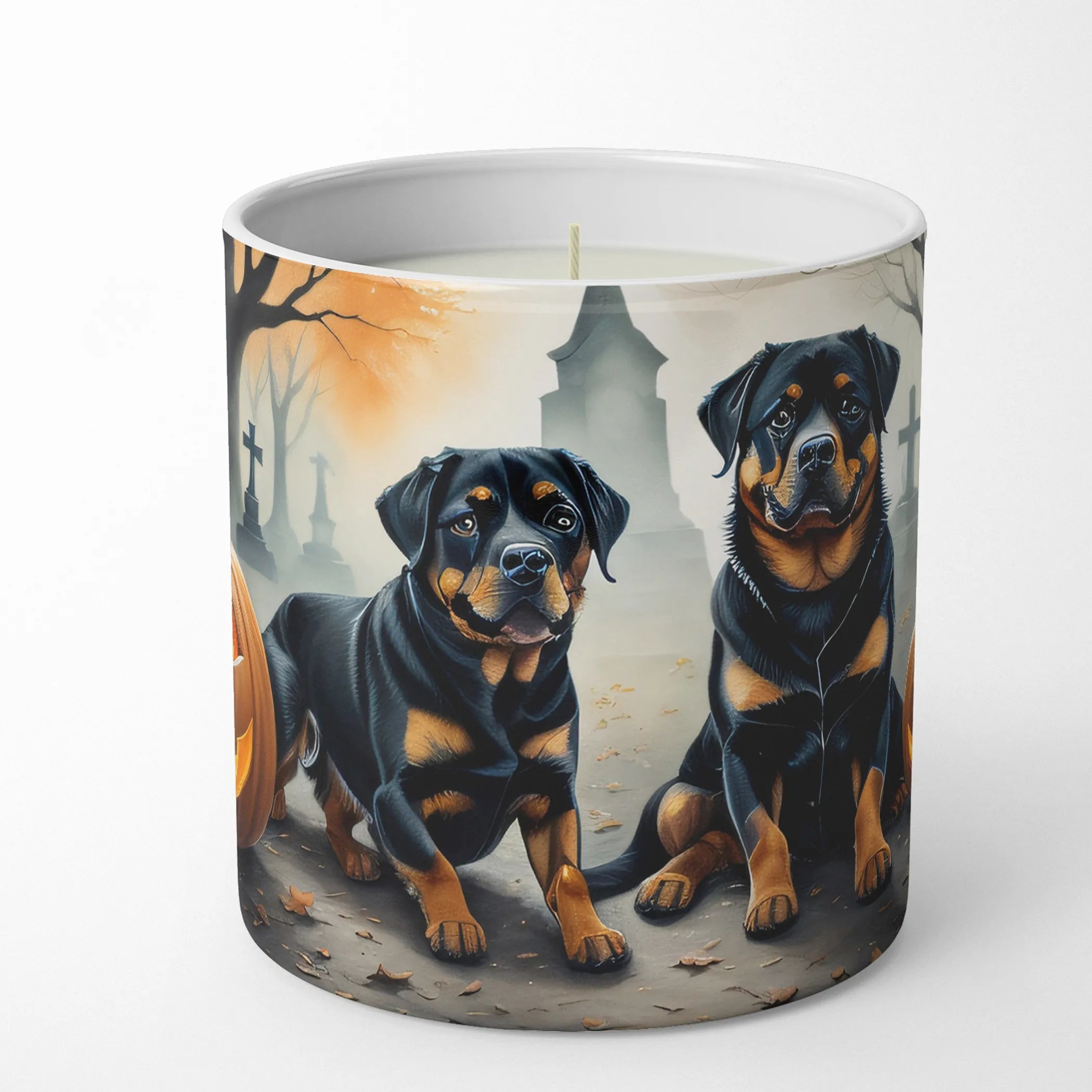 Spooky Halloween Decorative Soy Candle - Size: 10 OZ | Pack Of: 1 | Collection name: Spooky halloween