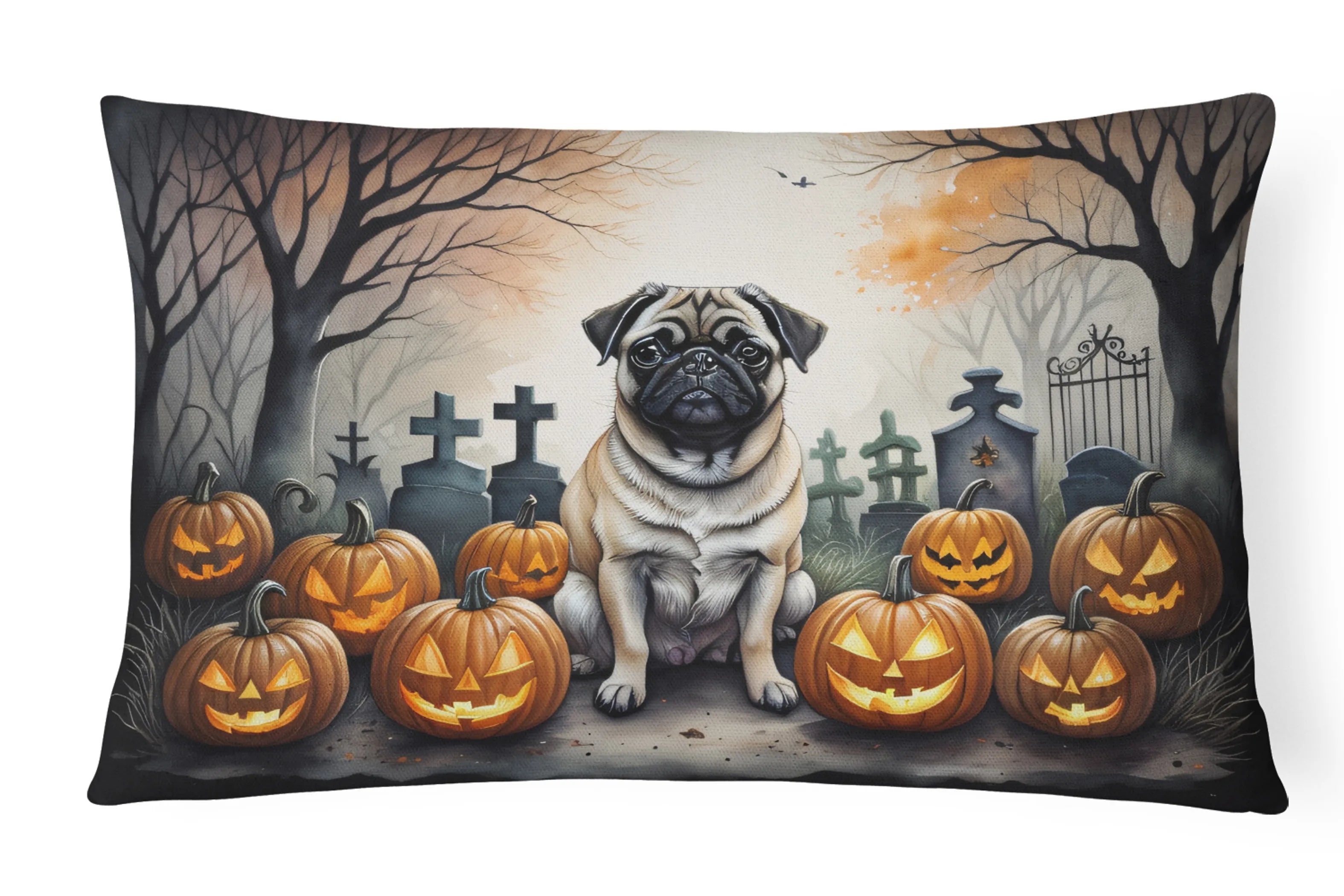 Spooky Halloween Throw Pillow - Pack Of: 1 | Collection name: Spooky halloween