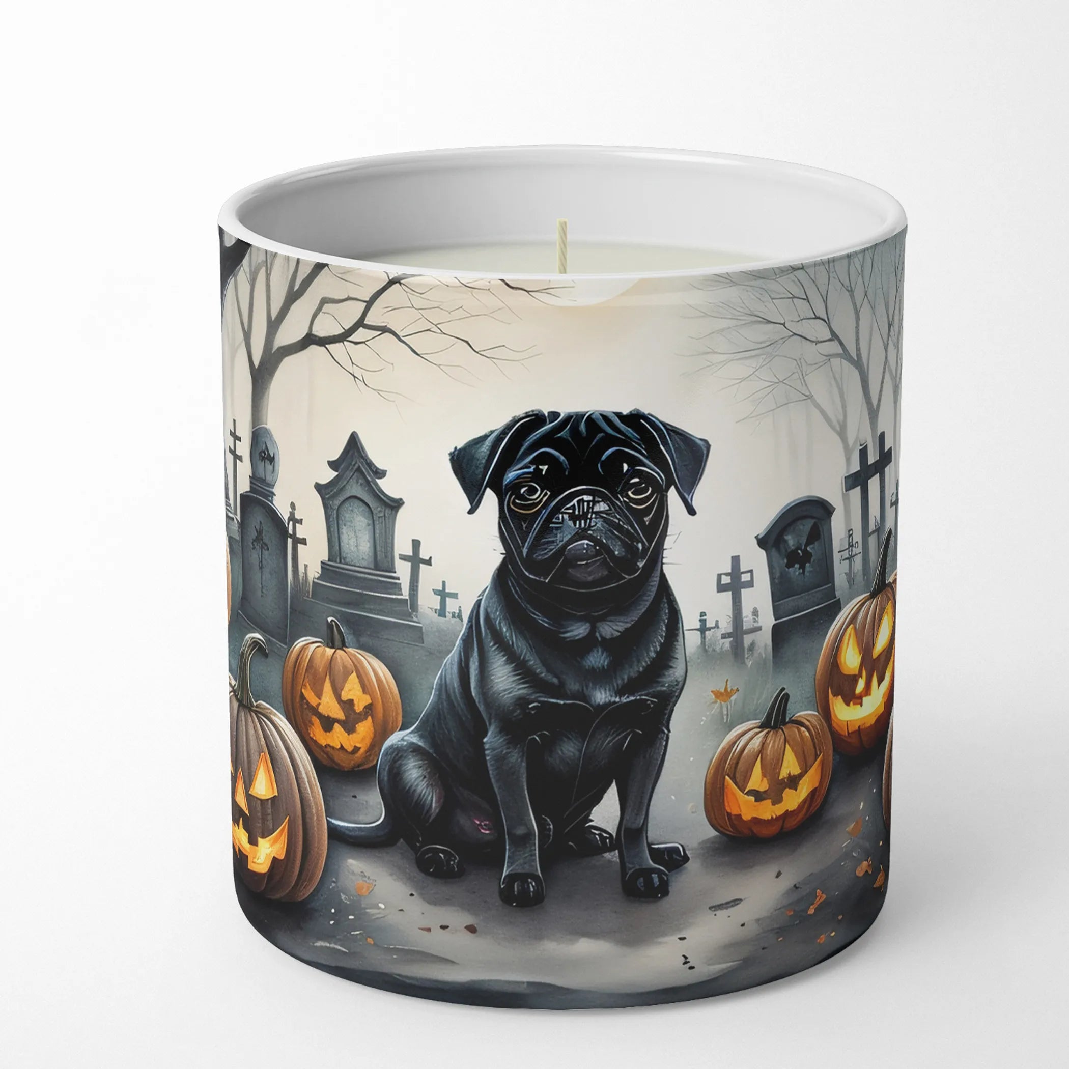Spooky Halloween Decorative Soy Candle - Size: 10 OZ | Pack Of: 1 | Collection name: Spooky halloween