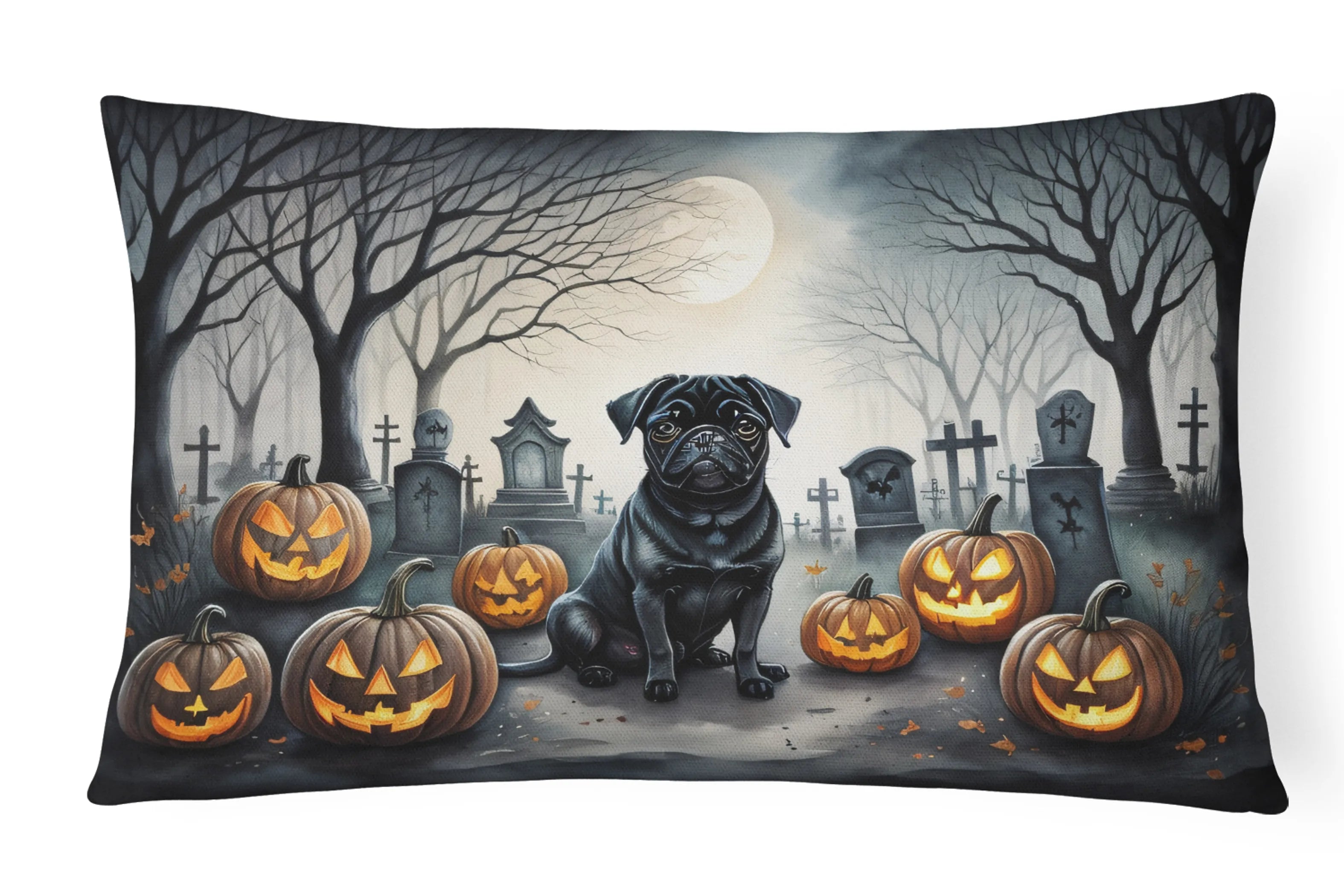 Spooky Halloween Throw Pillow - Pack Of: 1 | Collection name: Spooky halloween