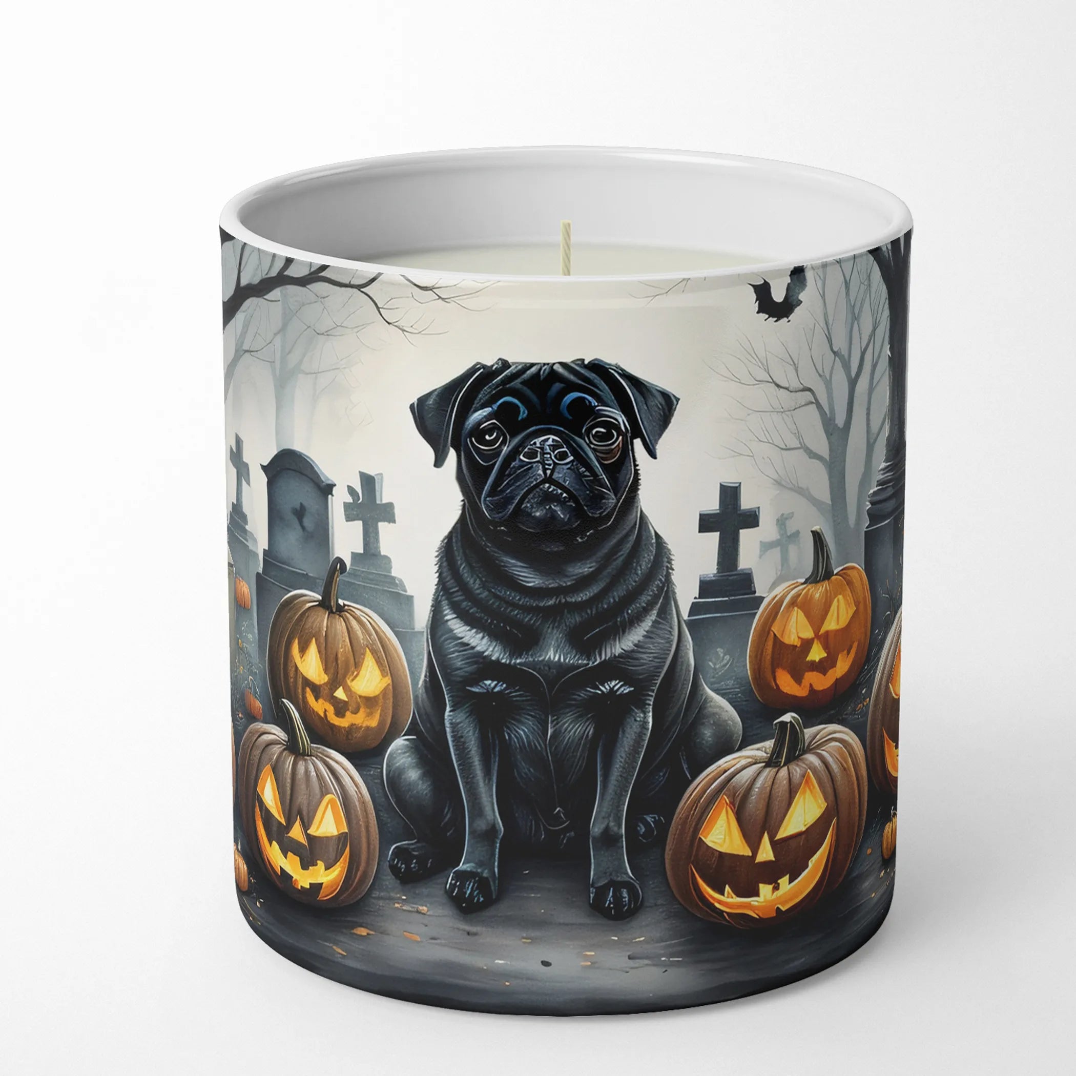Spooky Halloween Decorative Soy Candle - Size: 10 OZ | Pack Of: 1 | Collection name: Spooky halloween
