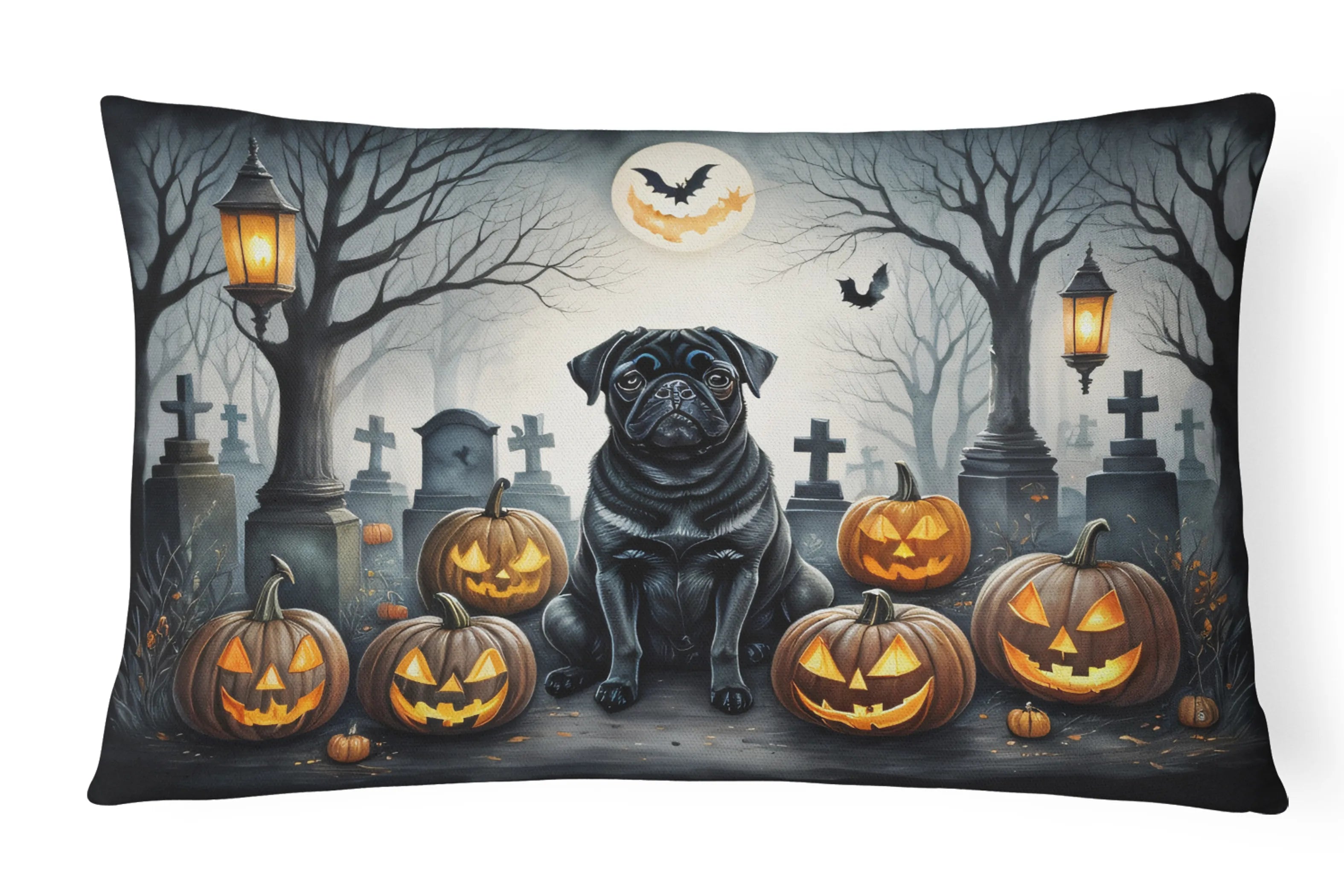 Spooky Halloween Throw Pillow - Pack Of: 1 | Collection name: Spooky halloween