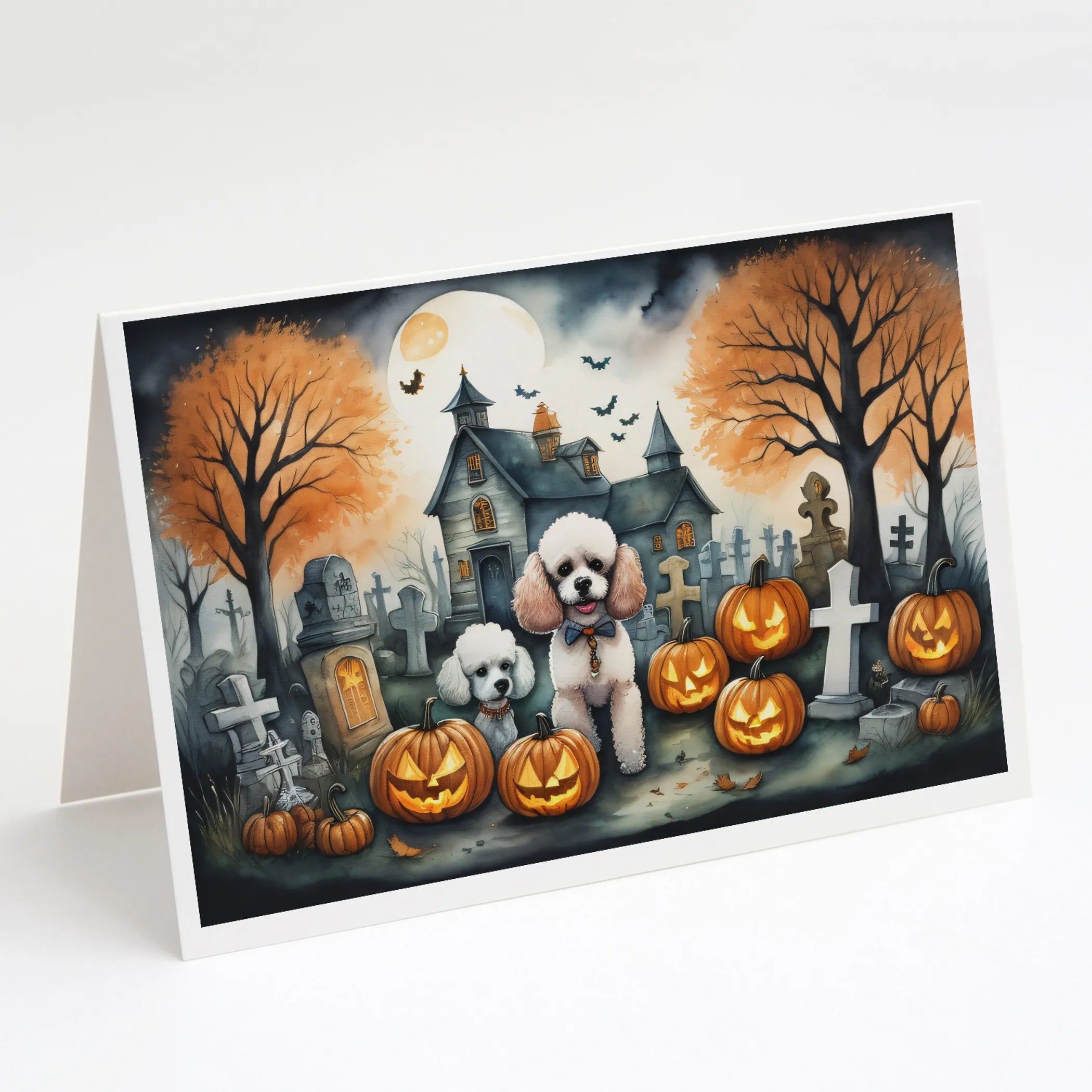 Spooky Halloween Greeting Cards  - Size: 5X7 | Pack Of: 8 | Collection name: Spooky halloween