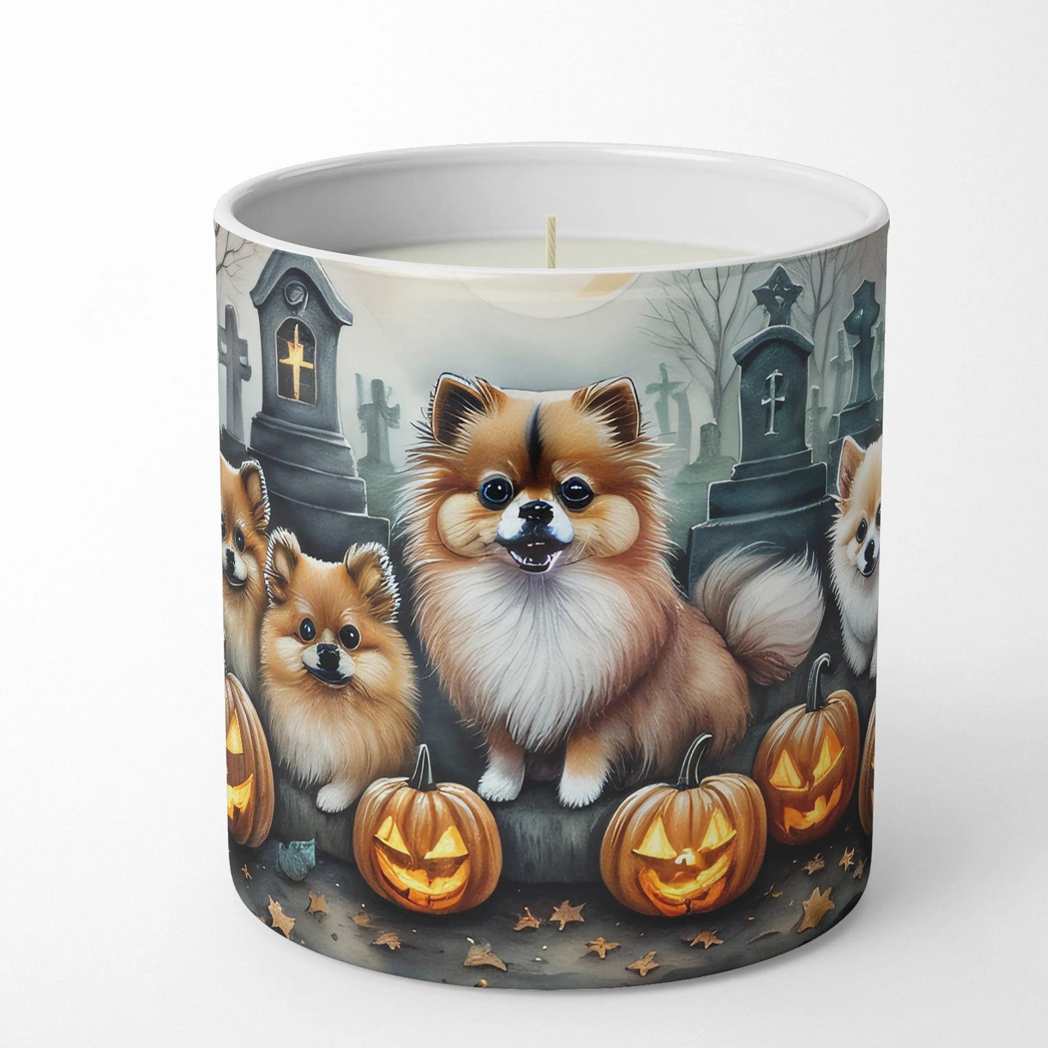 Spooky Halloween Decorative Soy Candle - Size: 10 OZ | Pack Of: 1 | Collection name: Spooky halloween