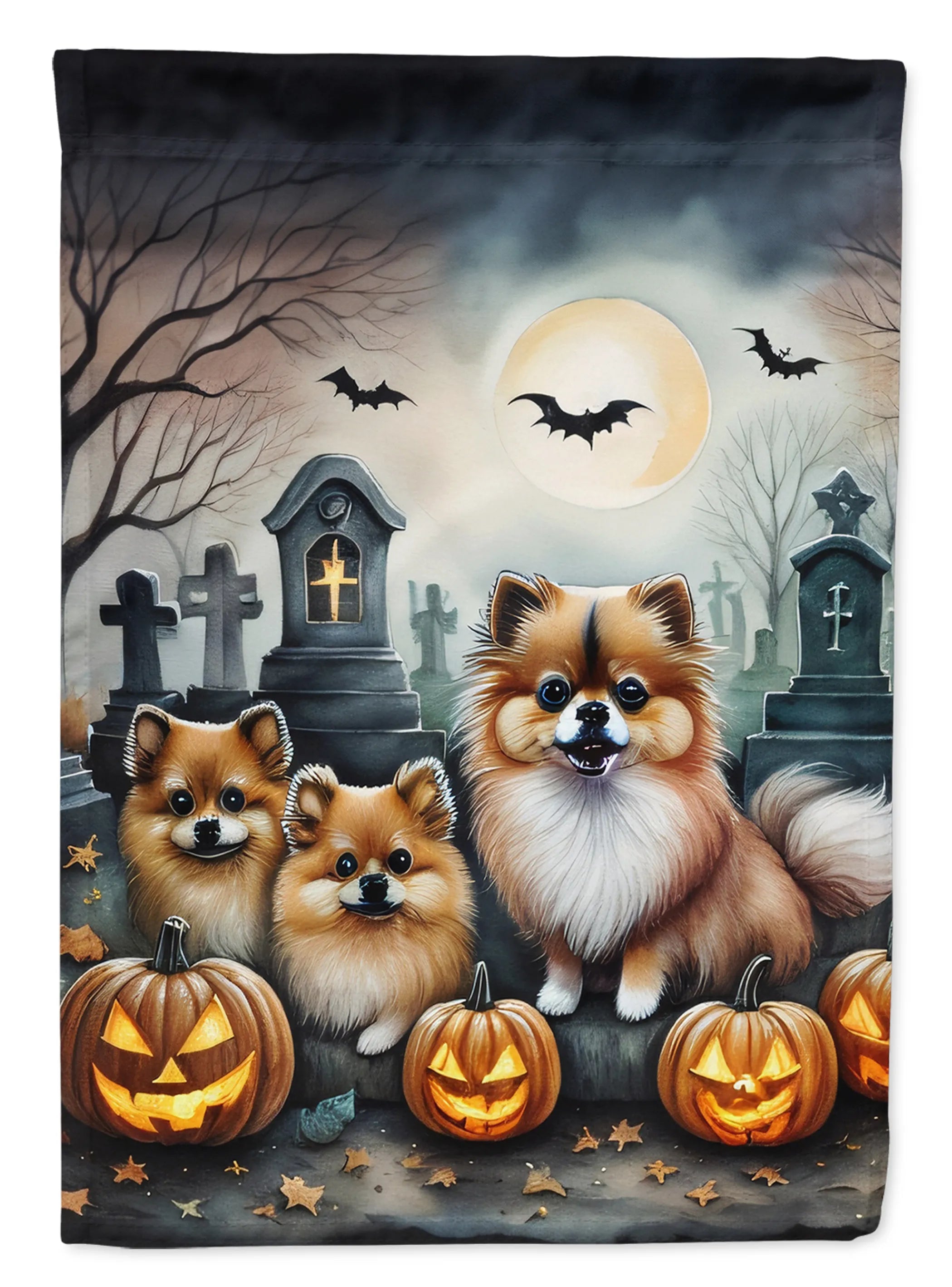 Spooky Halloween Decorative Flag - Pack Of: 1 | Collection name: Spooky halloween