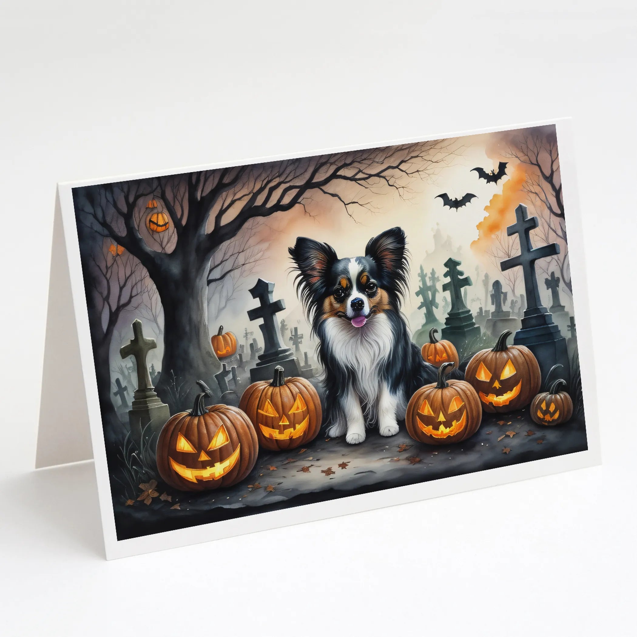 Spooky Halloween Greeting Cards  - Size: 5X7 | Pack Of: 8 | Collection name: Spooky halloween