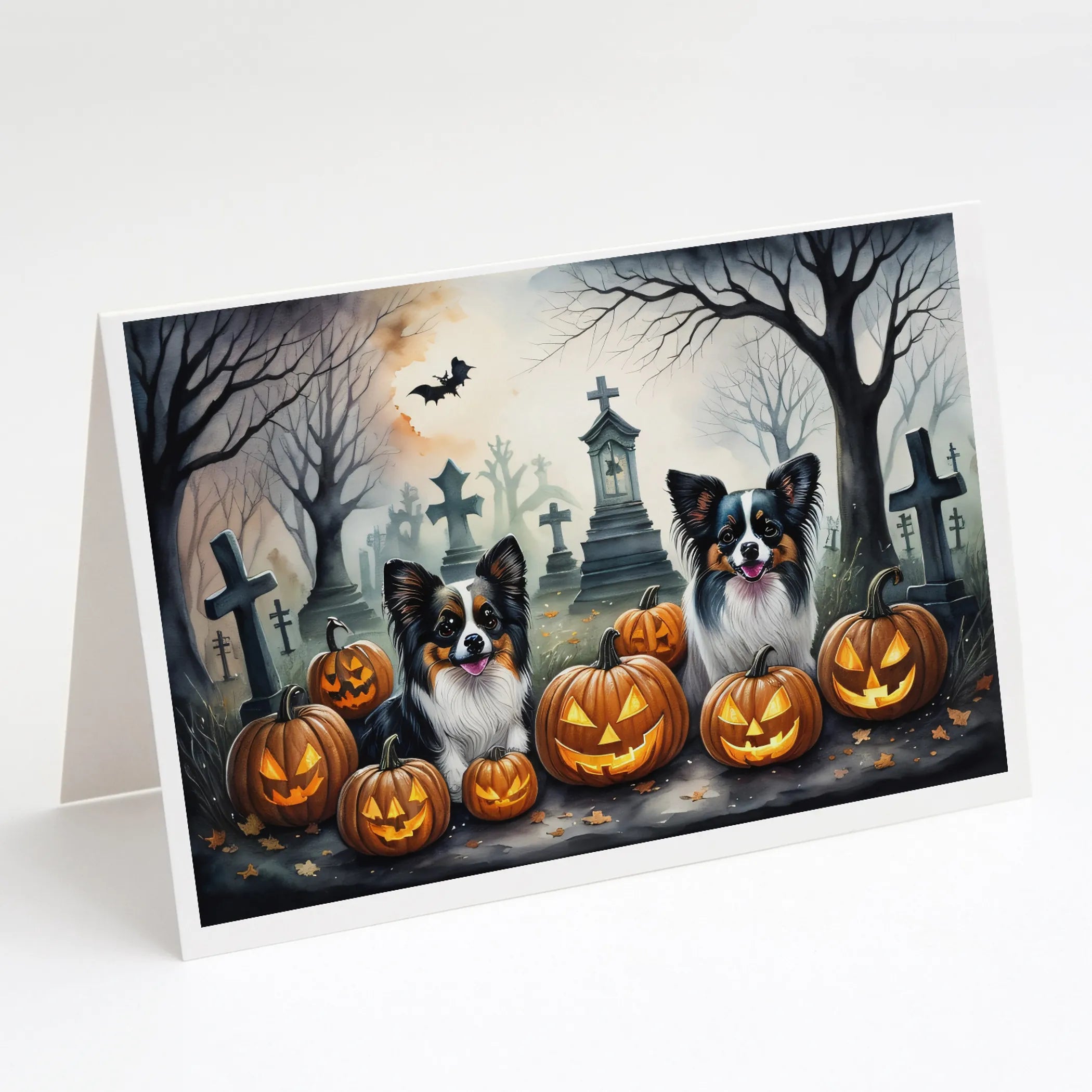 Spooky Halloween Greeting Cards  - Size: 5X7 | Pack Of: 8 | Collection name: Spooky halloween