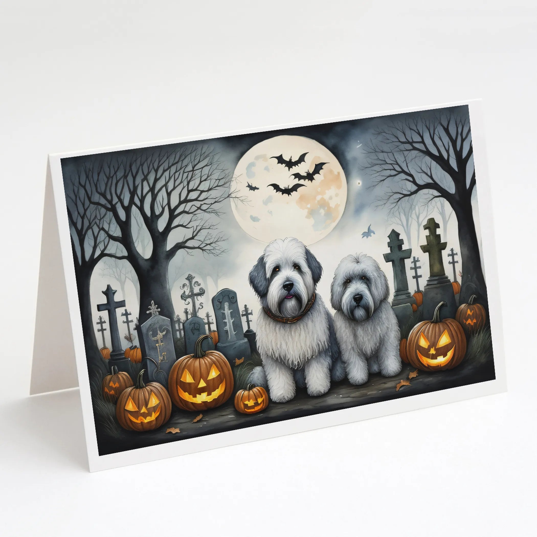 Spooky Halloween Greeting Cards  - Size: 5X7 | Pack Of: 8 | Collection name: Spooky halloween